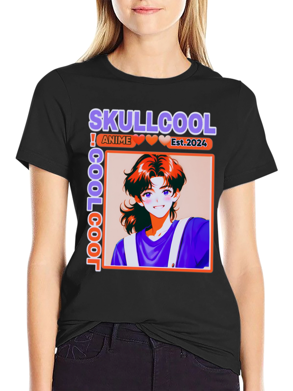 Skullcool Anime Graphic Tee - Est. 2024