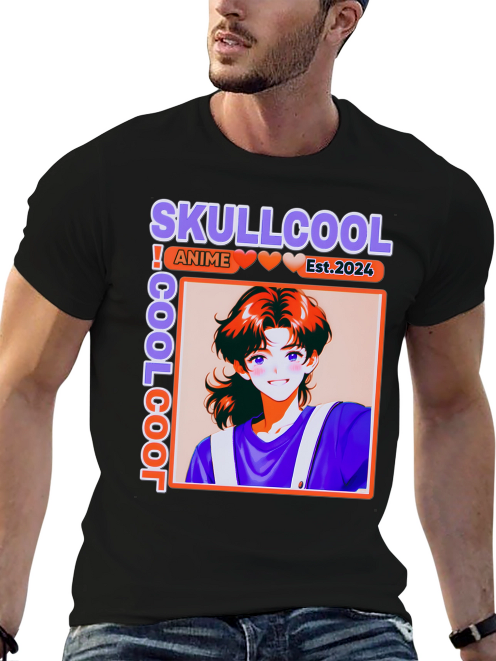 Skullcool Anime Graphic Tee - Est. 2024