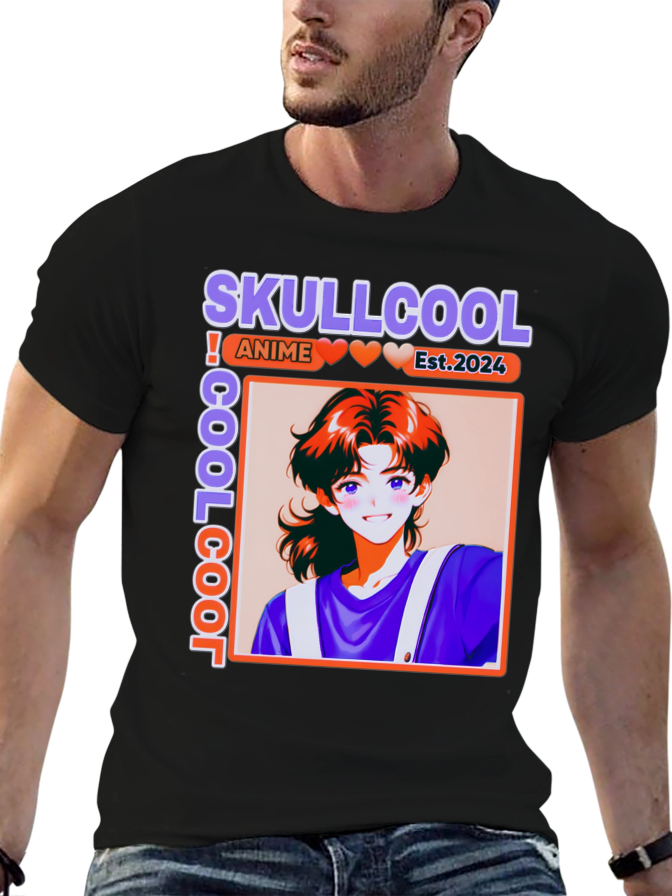 Skullcool Anime Graphic Tee - Est. 2024