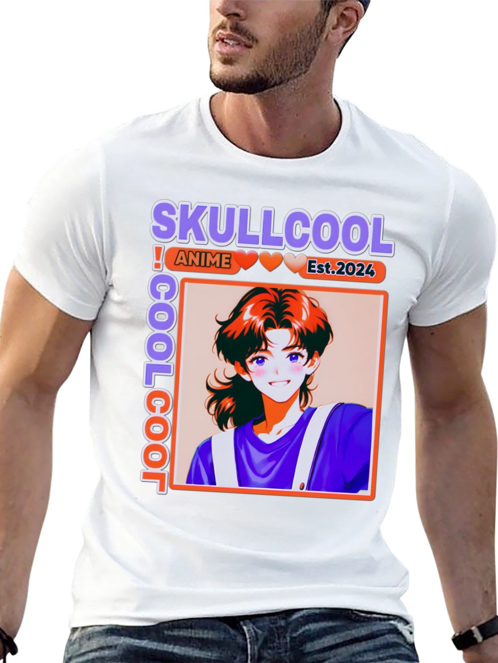 Skullcool Anime Graphic Tee - Est. 2024