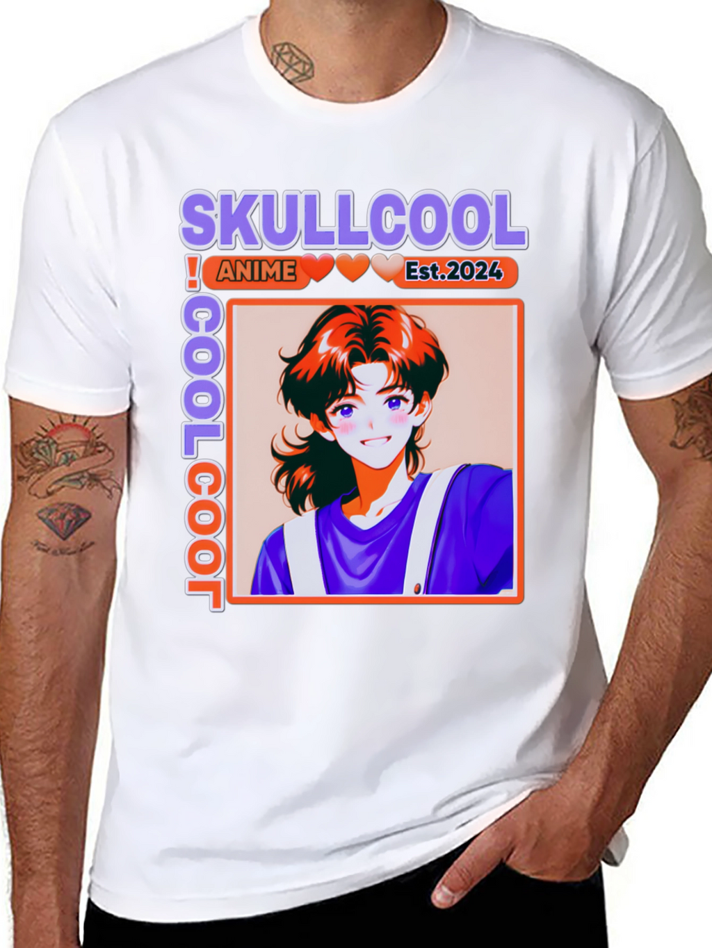 Skullcool Anime Graphic Tee - Est. 2024