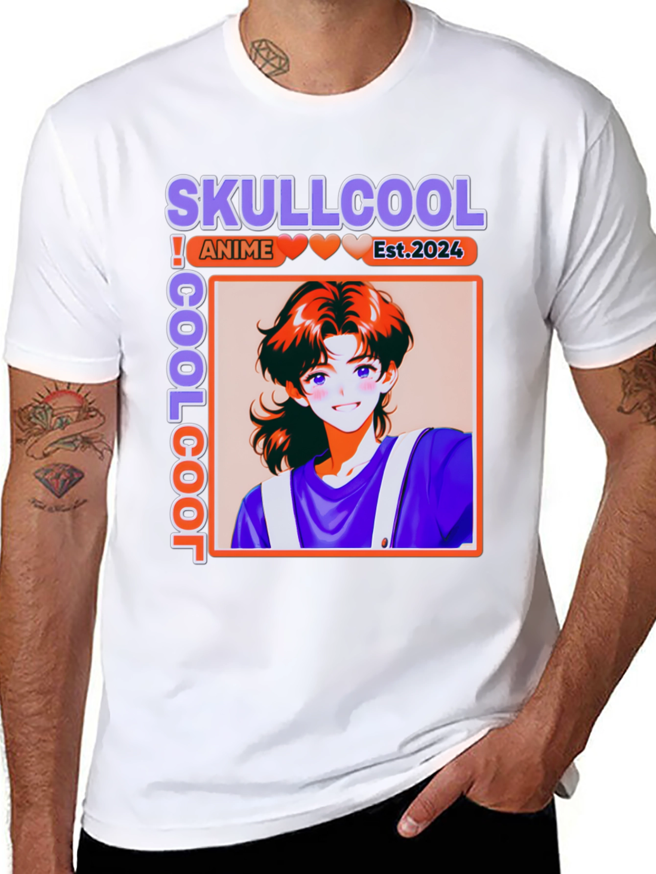 Skullcool Anime Graphic Tee - Est. 2024