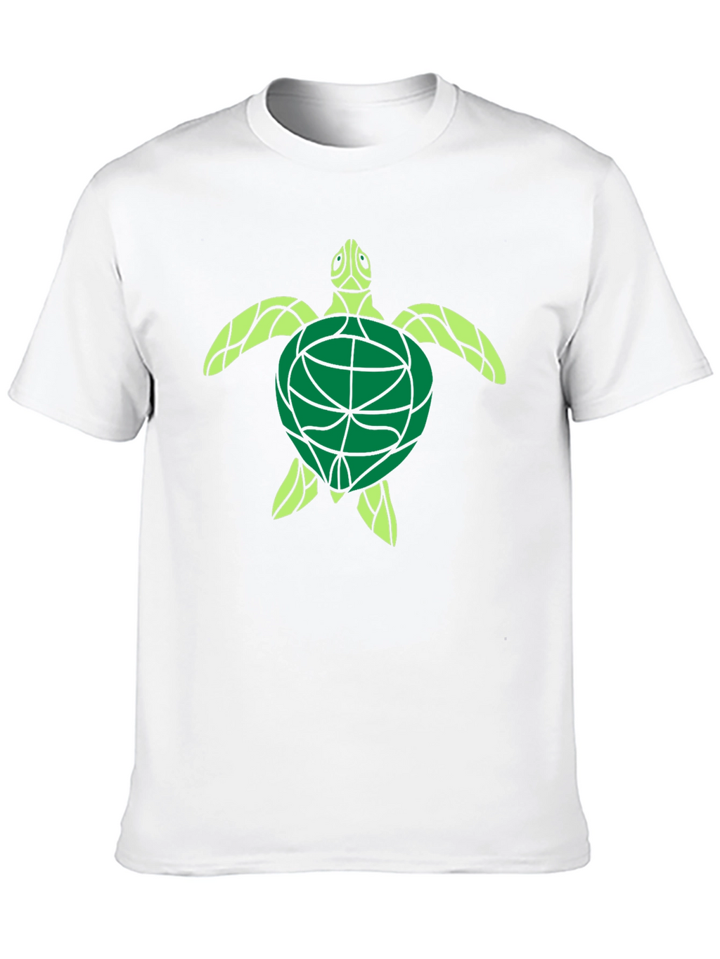Turtle Graphic Print Black T-Shirt