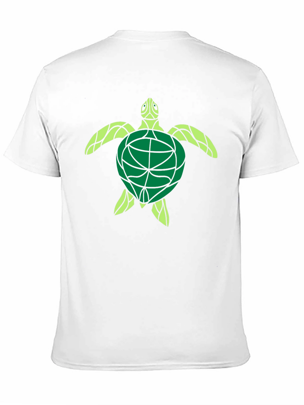Turtle Graphic Print Black T-Shirt