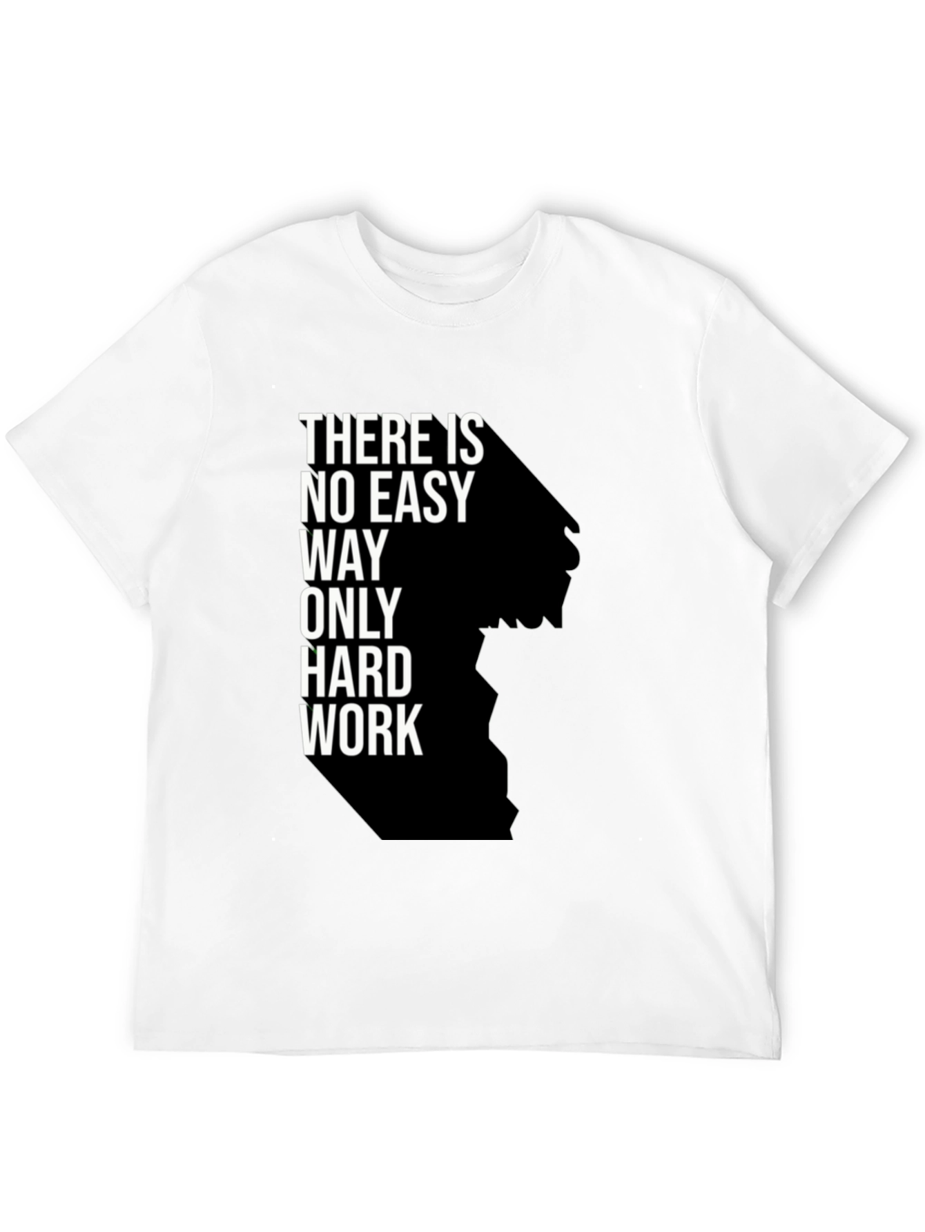 Motivational Hard Work Black T-Shirt