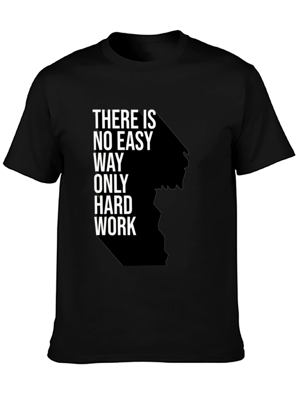 Motivational Hard Work Black T-Shirt