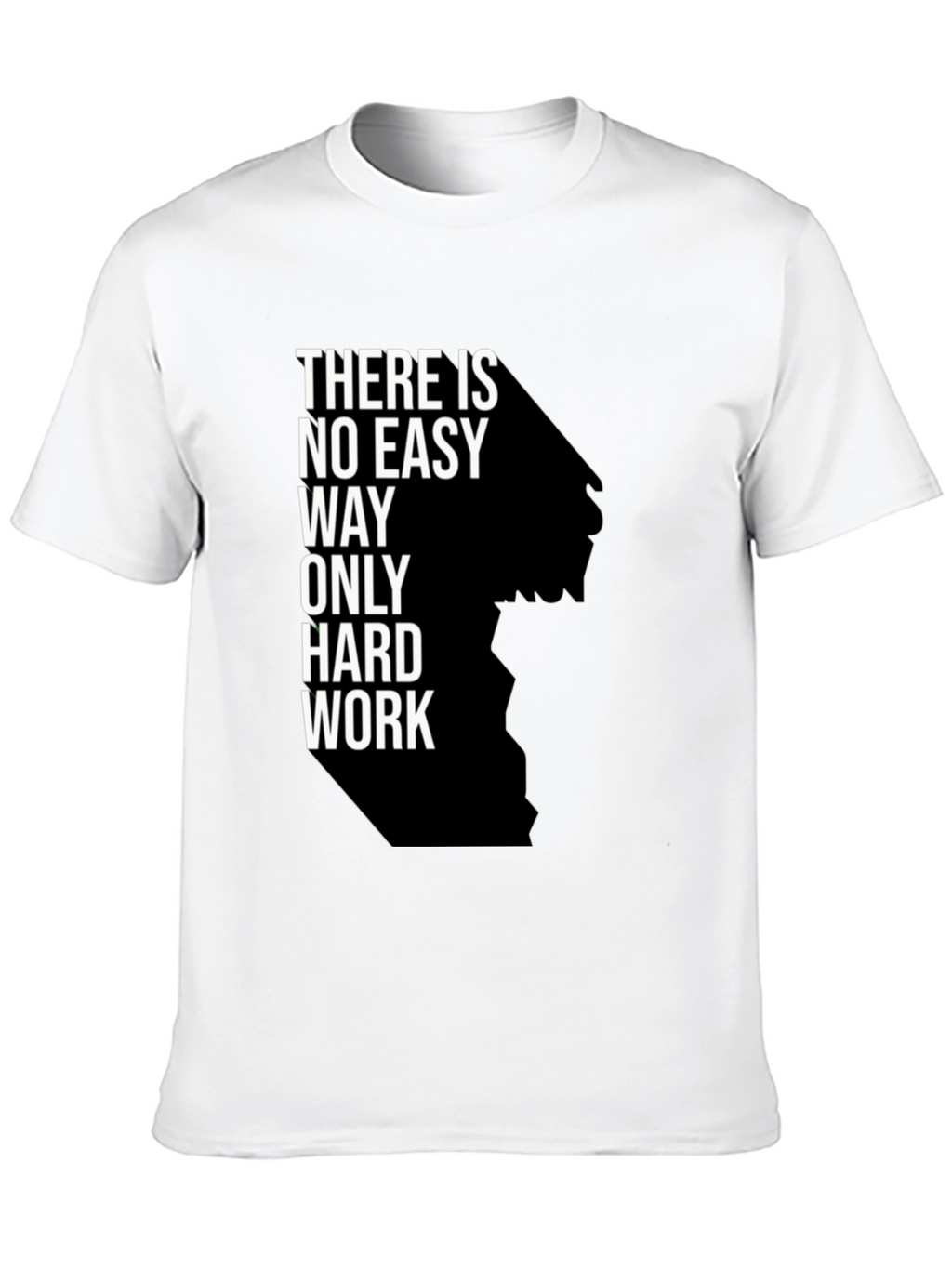 Motivational Hard Work Black T-Shirt