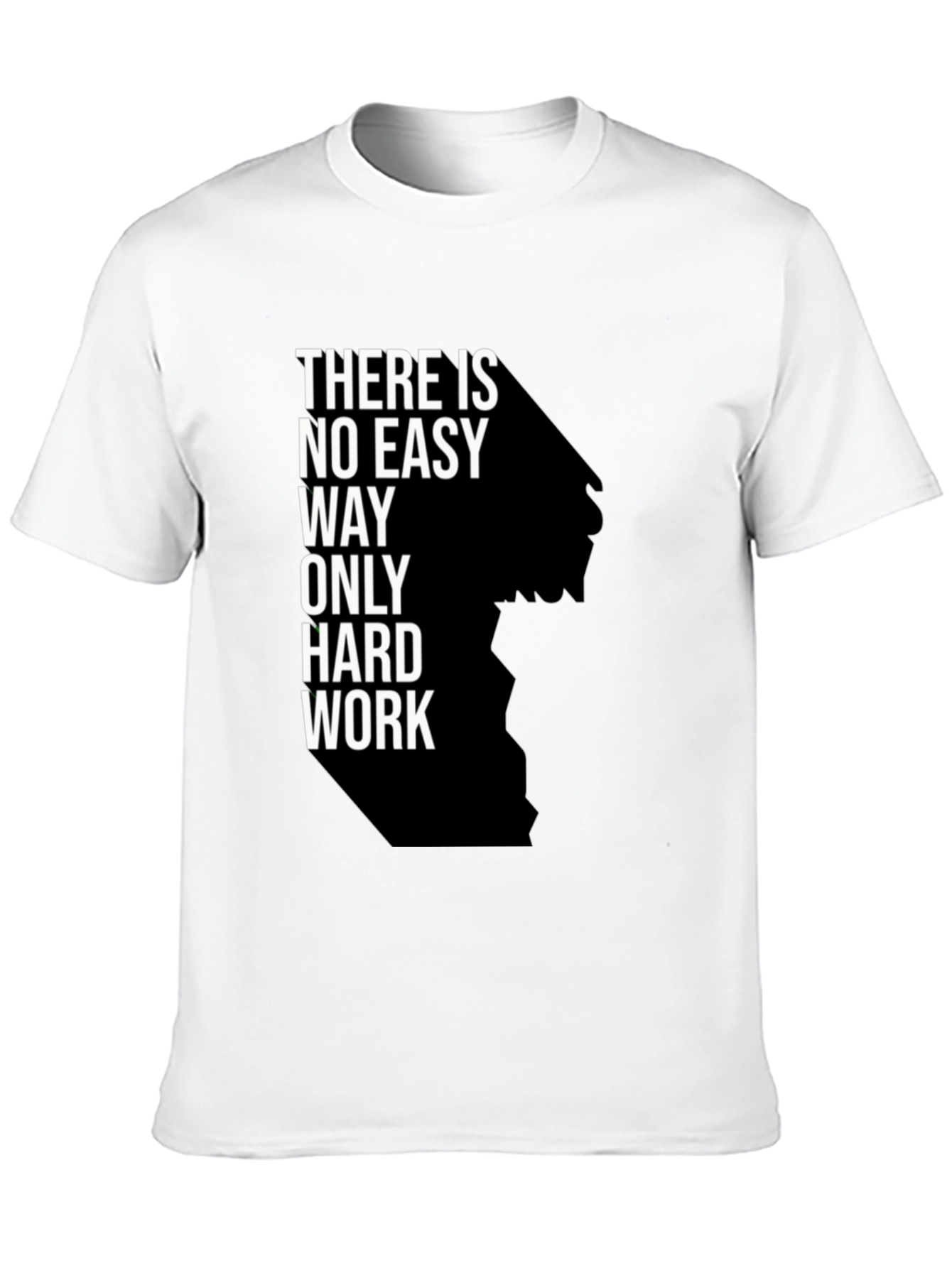 Motivational Hard Work Black T-Shirt