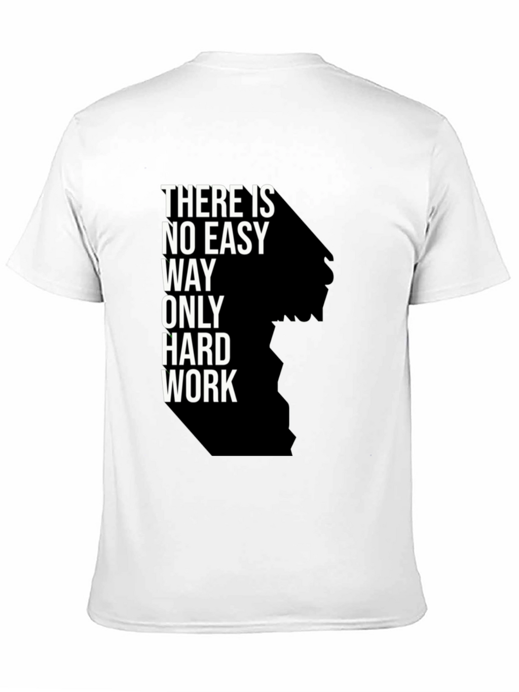 Motivational Hard Work Black T-Shirt