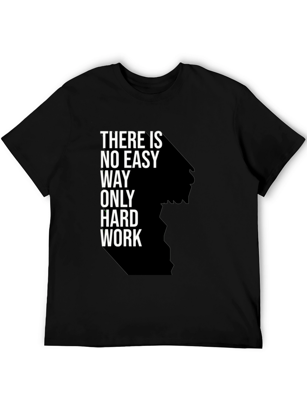 Motivational Hard Work Black T-Shirt