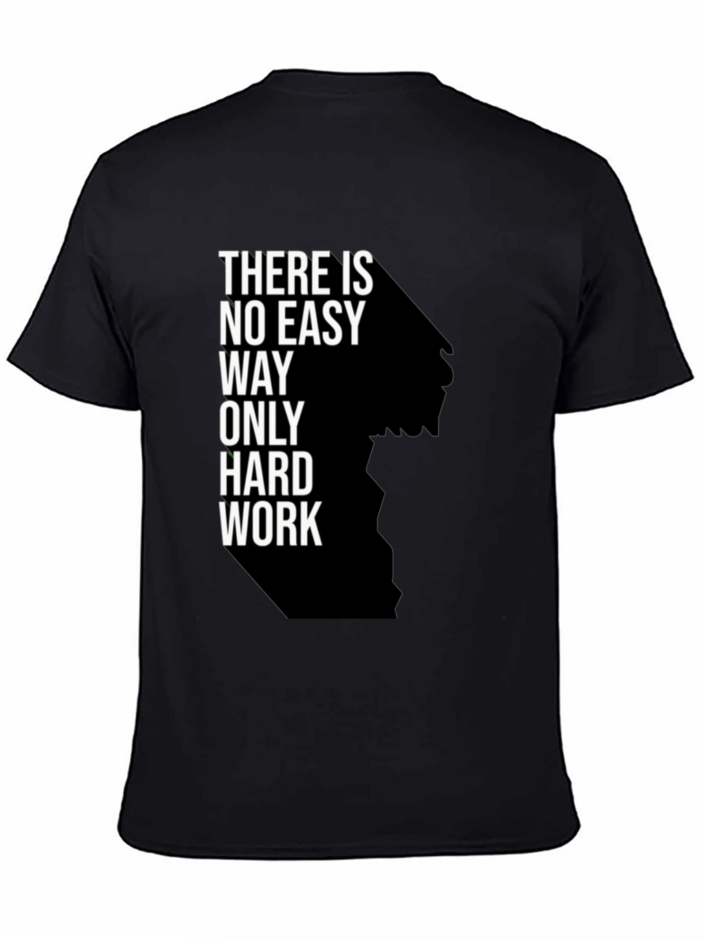 Motivational Hard Work Black T-Shirt