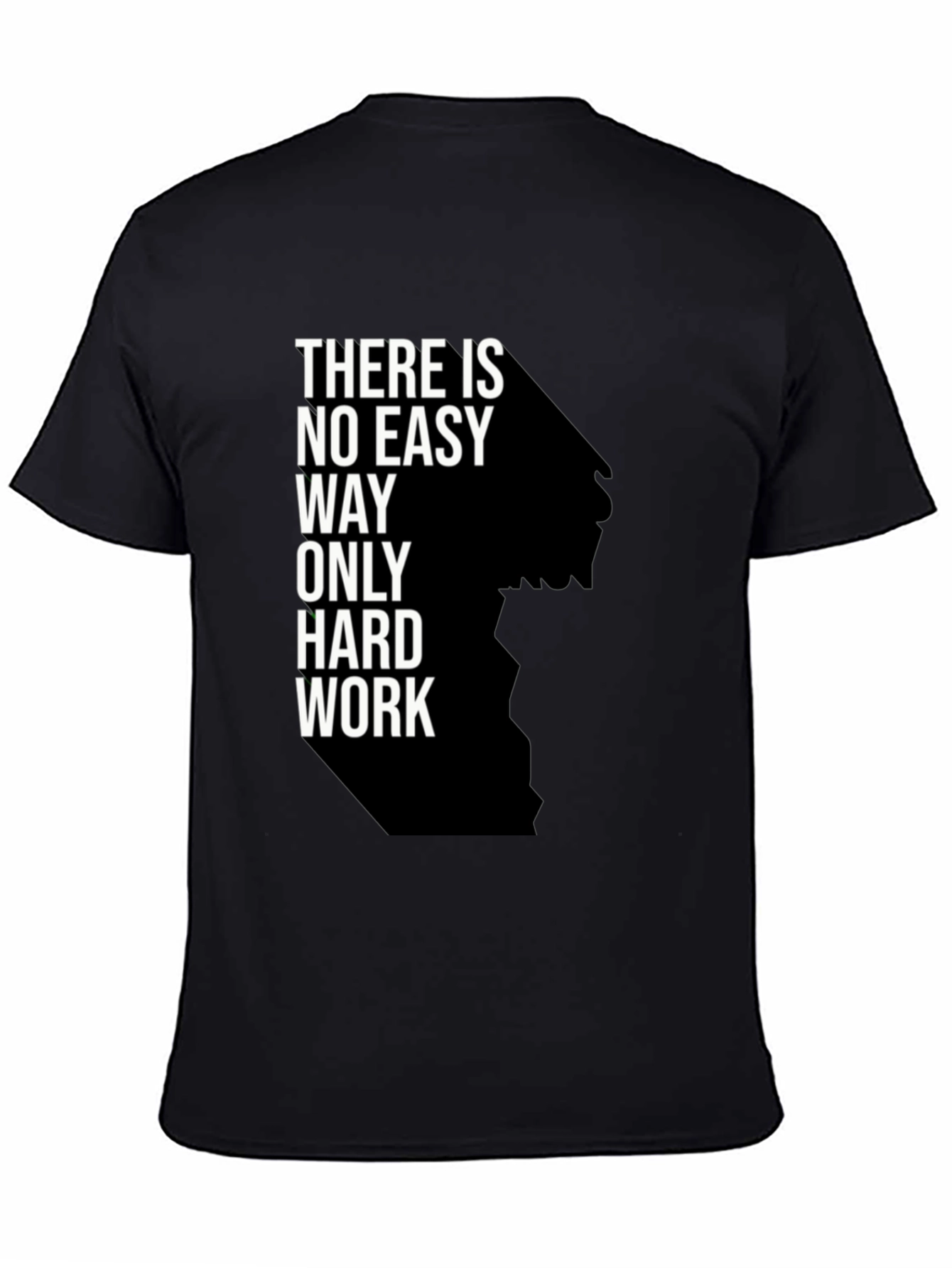 Motivational Hard Work Black T-Shirt