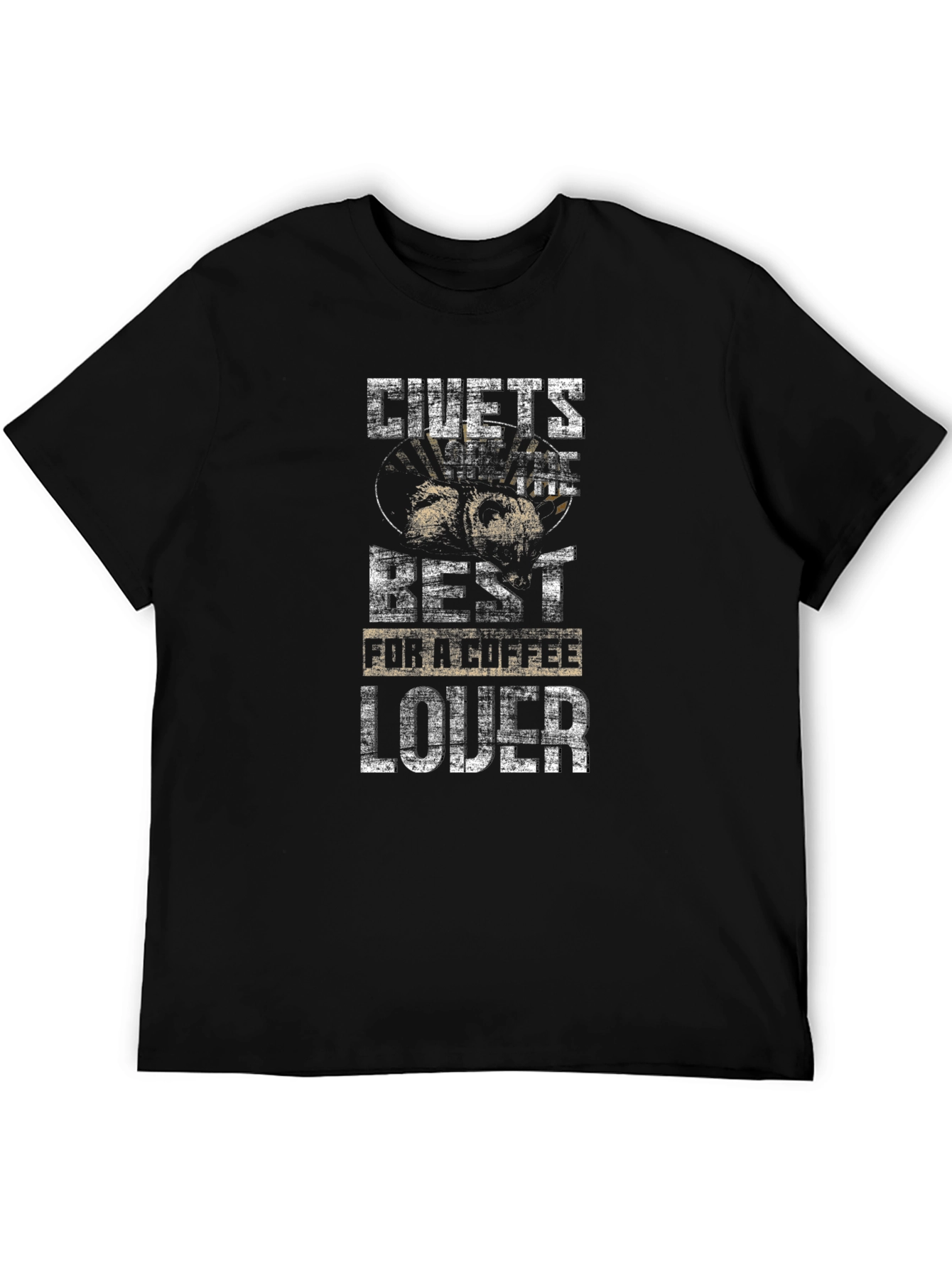 Civets Best Coffee Lover Graphic Tee - Soft Cotton T-Shirt