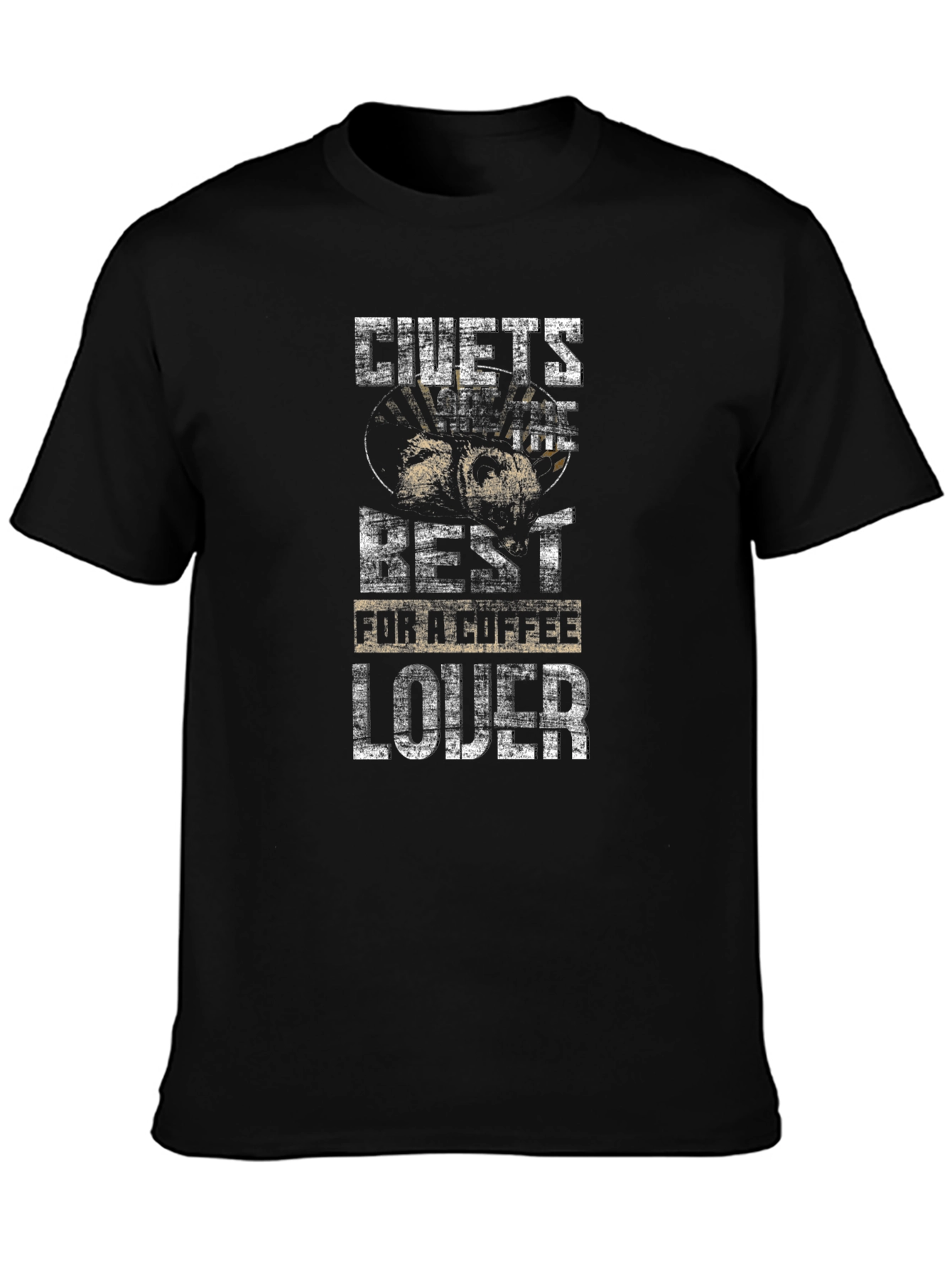Civets Best Coffee Lover Graphic Tee - Soft Cotton T-Shirt