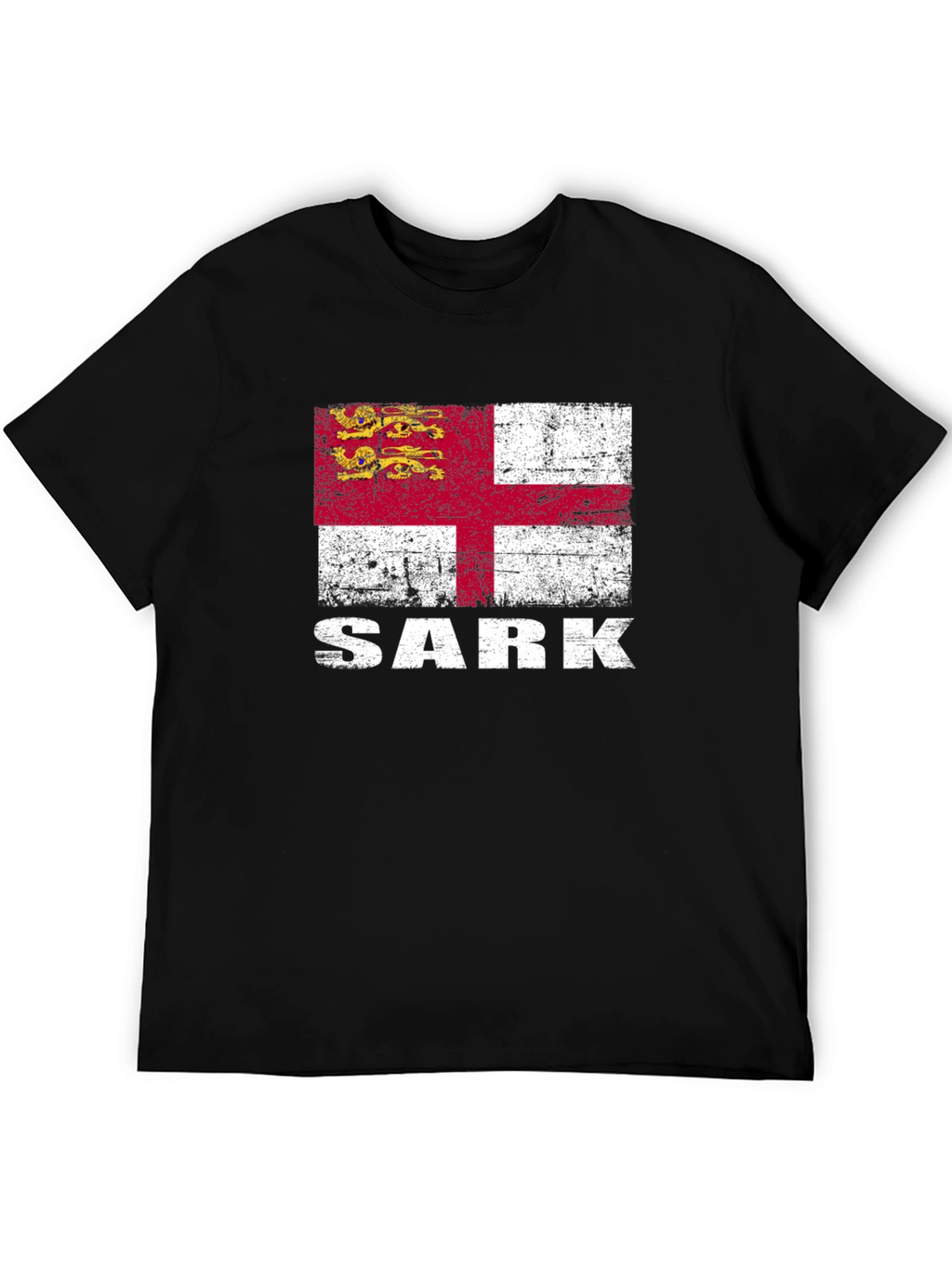 Sark Flag Graphic T-Shirt - Black