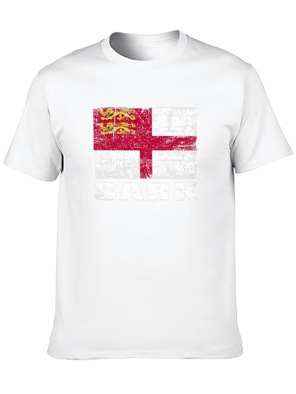 Sark Flag Graphic T-Shirt - Black