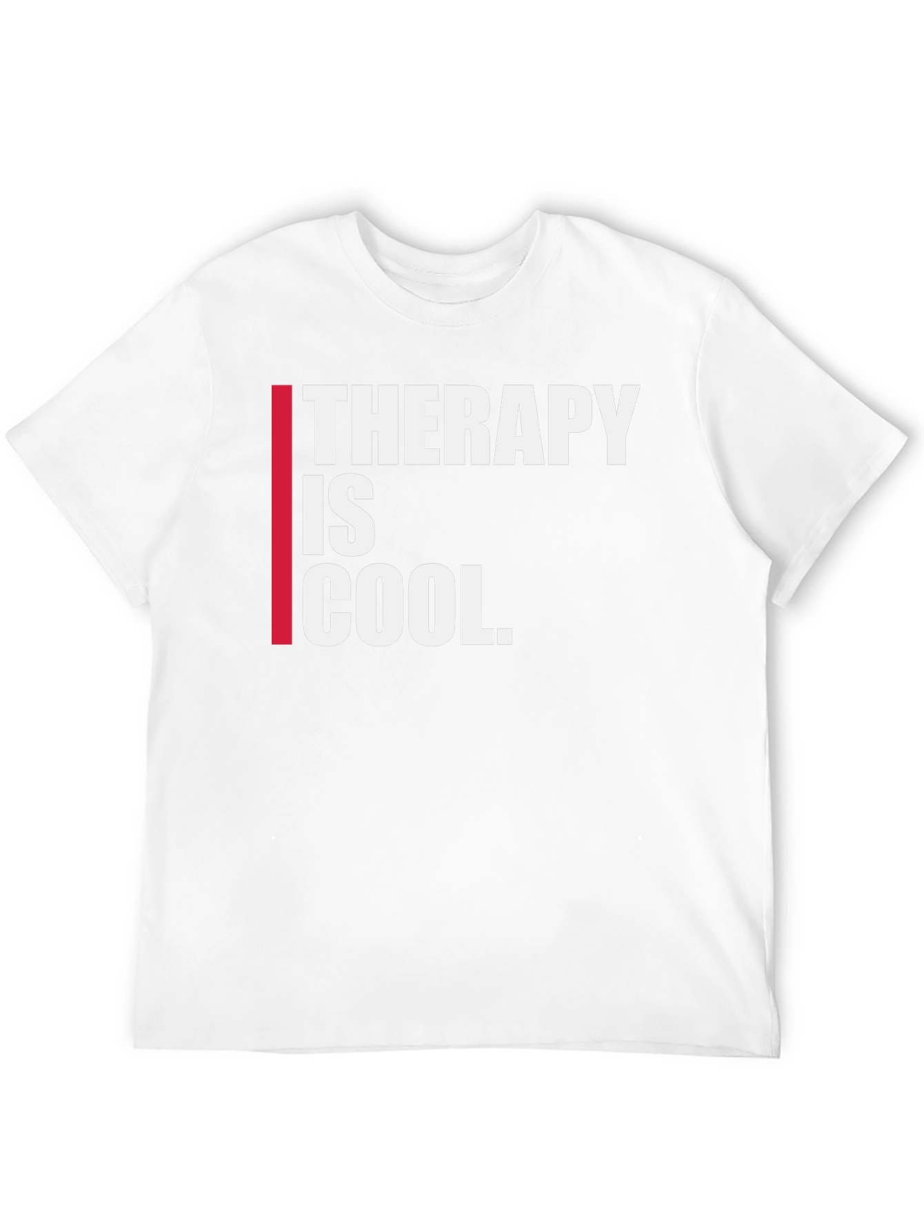 Therapy is Cool Graphic Tee - Trendy Black T-Shirt