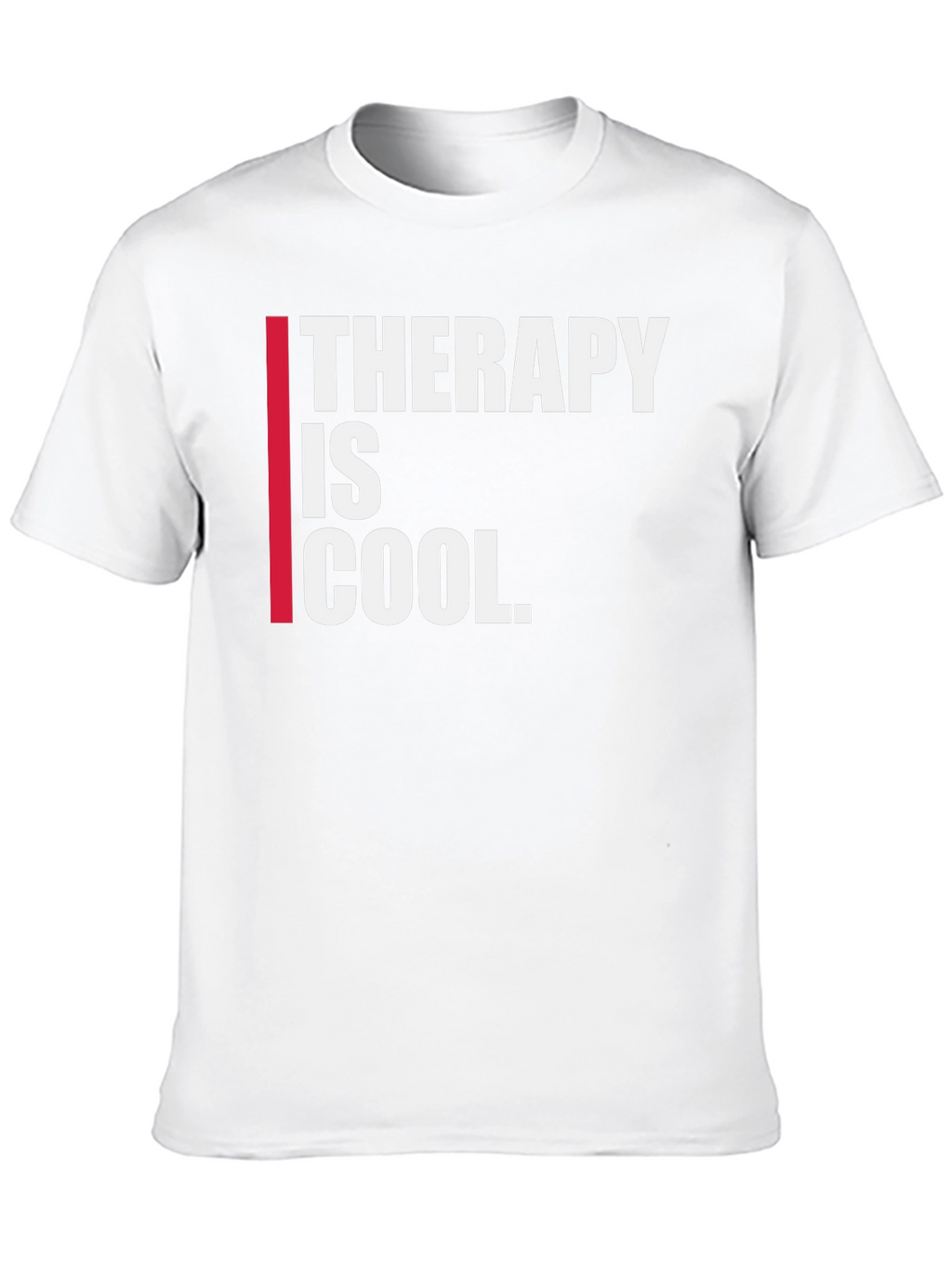 Therapy is Cool Graphic Tee - Trendy Black T-Shirt