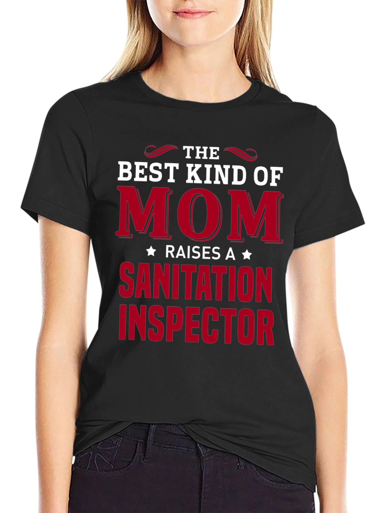 Best Mom Sanitation Inspector T-Shirt