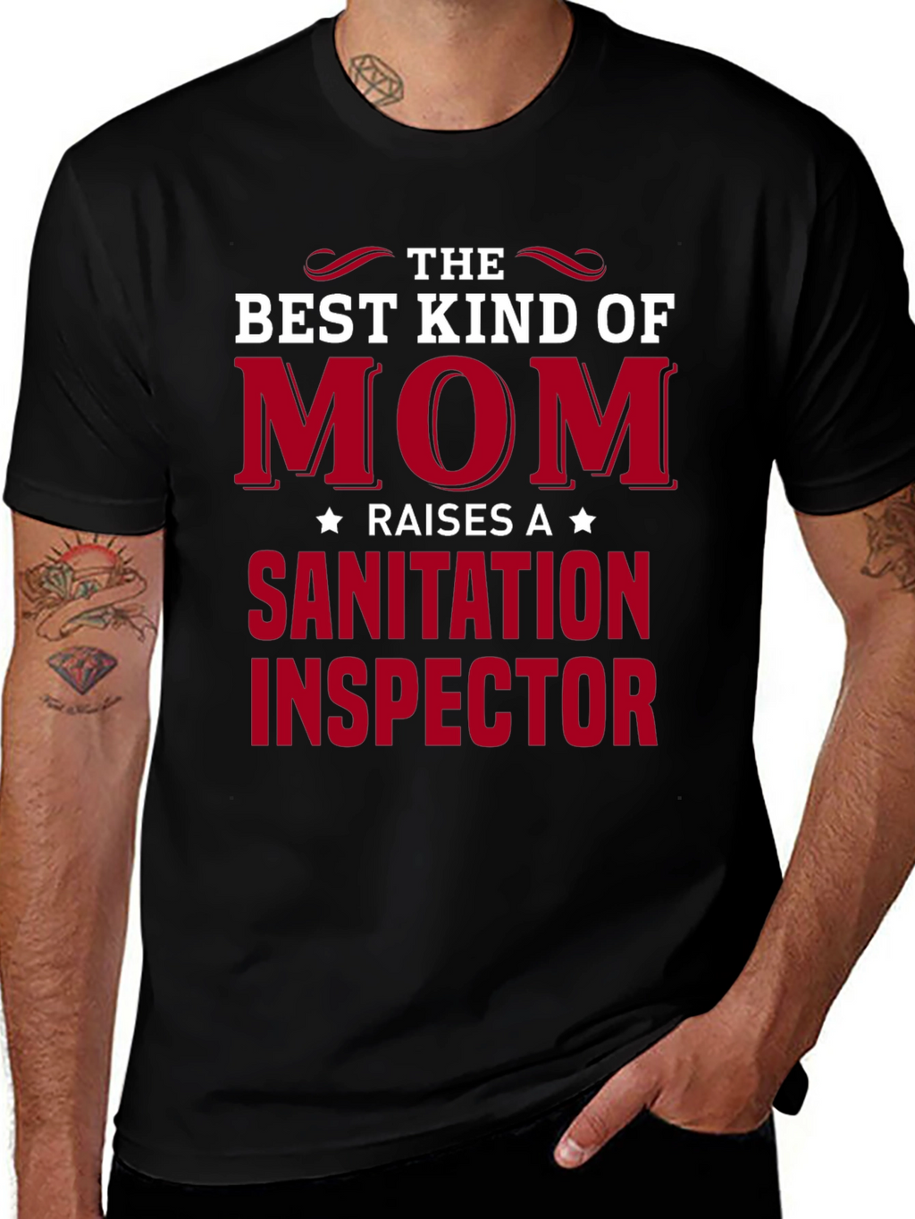 Best Mom Sanitation Inspector T-Shirt