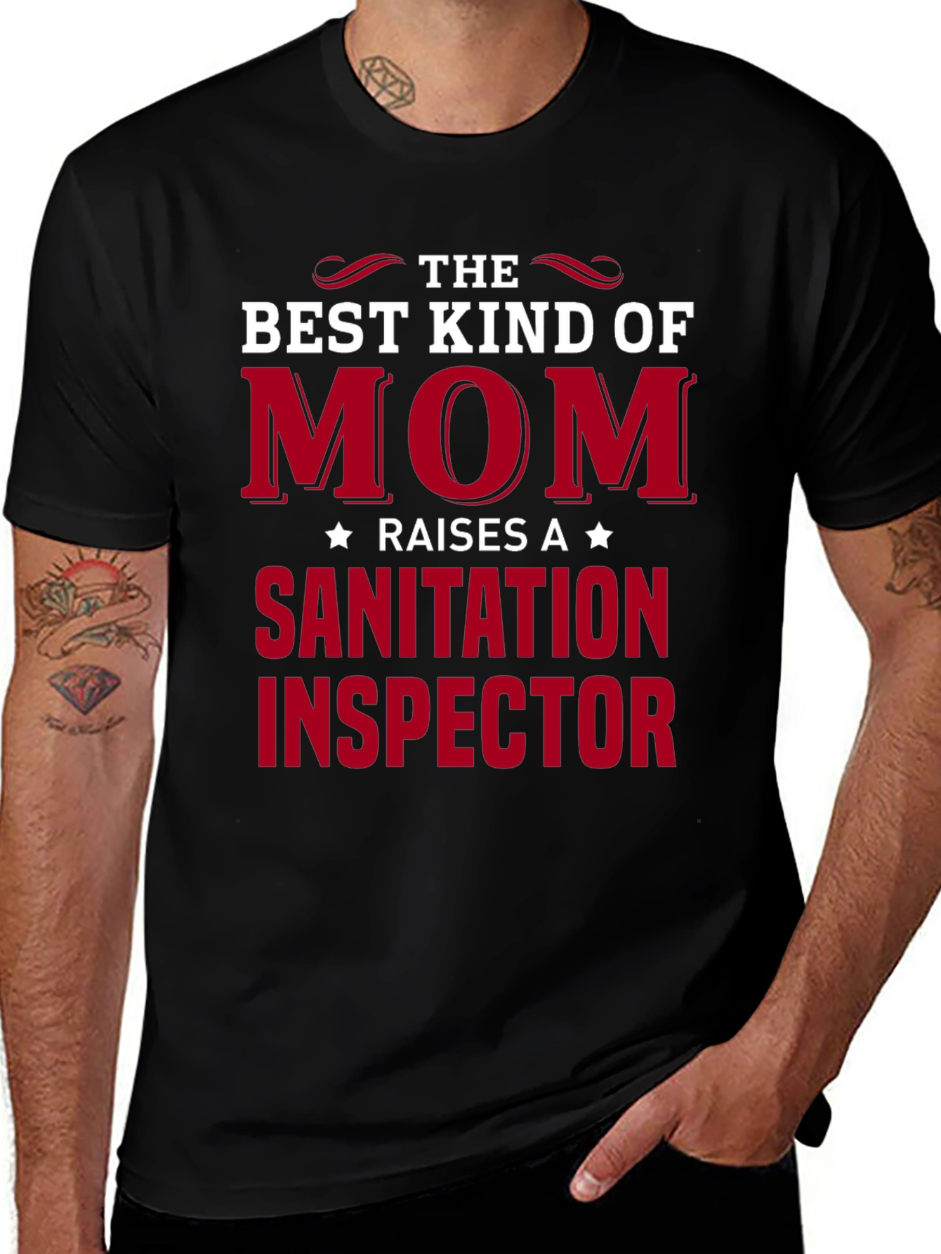 Best Mom Sanitation Inspector T-Shirt