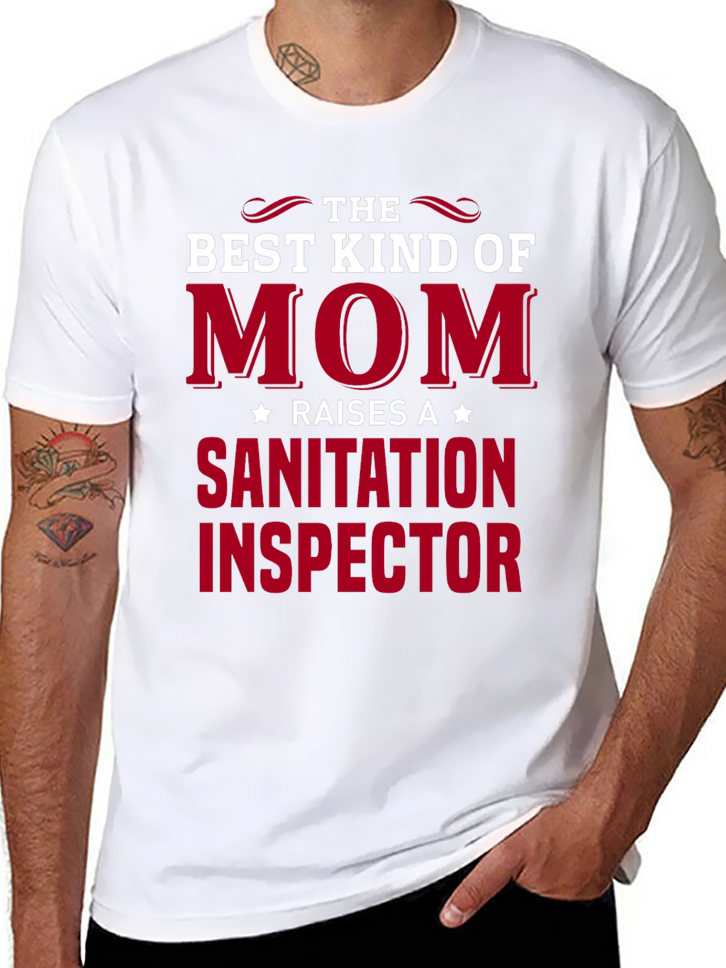 Best Mom Sanitation Inspector T-Shirt