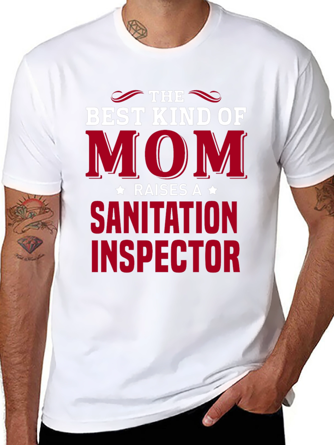 Best Mom Sanitation Inspector T-Shirt