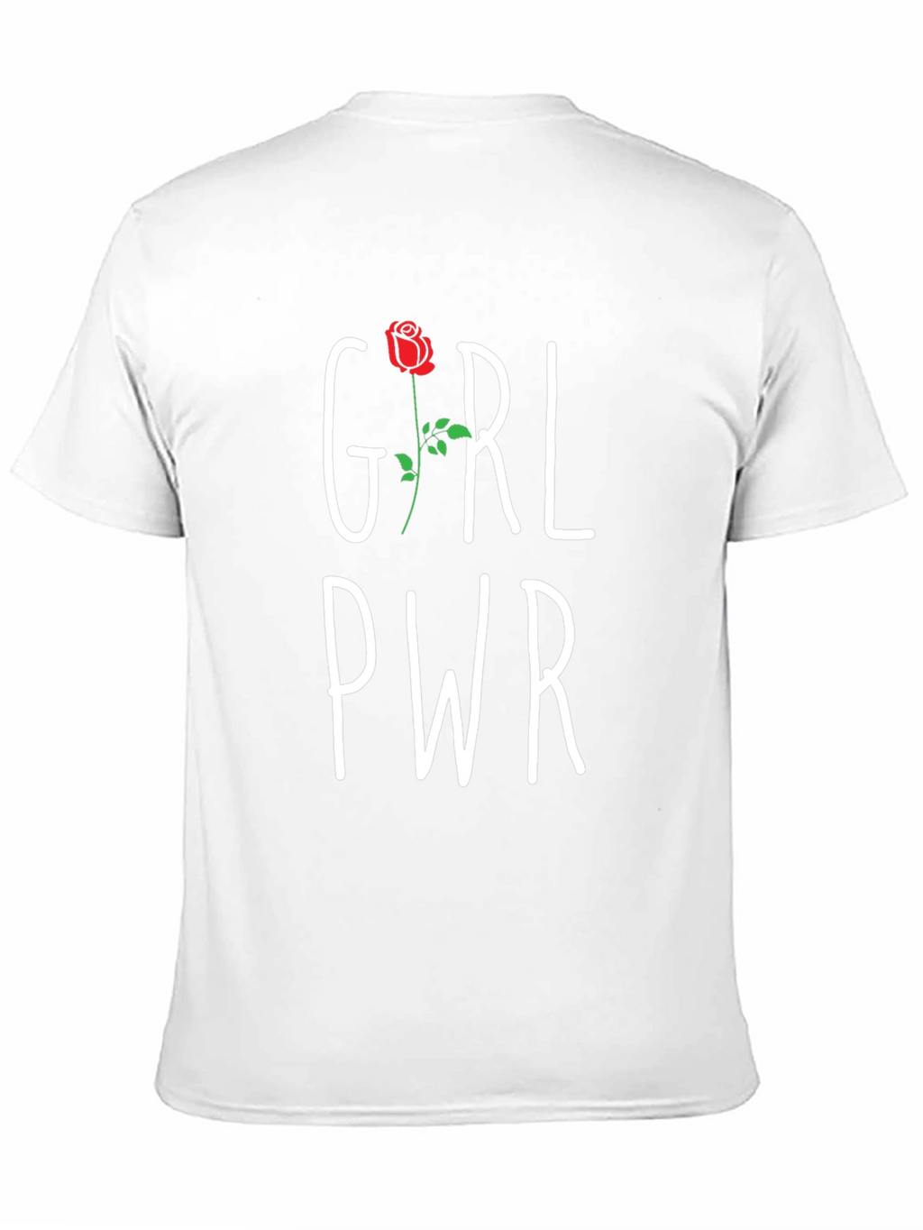 Girl Power Rose Graphic Tee - Empowering Womens T-Shirt