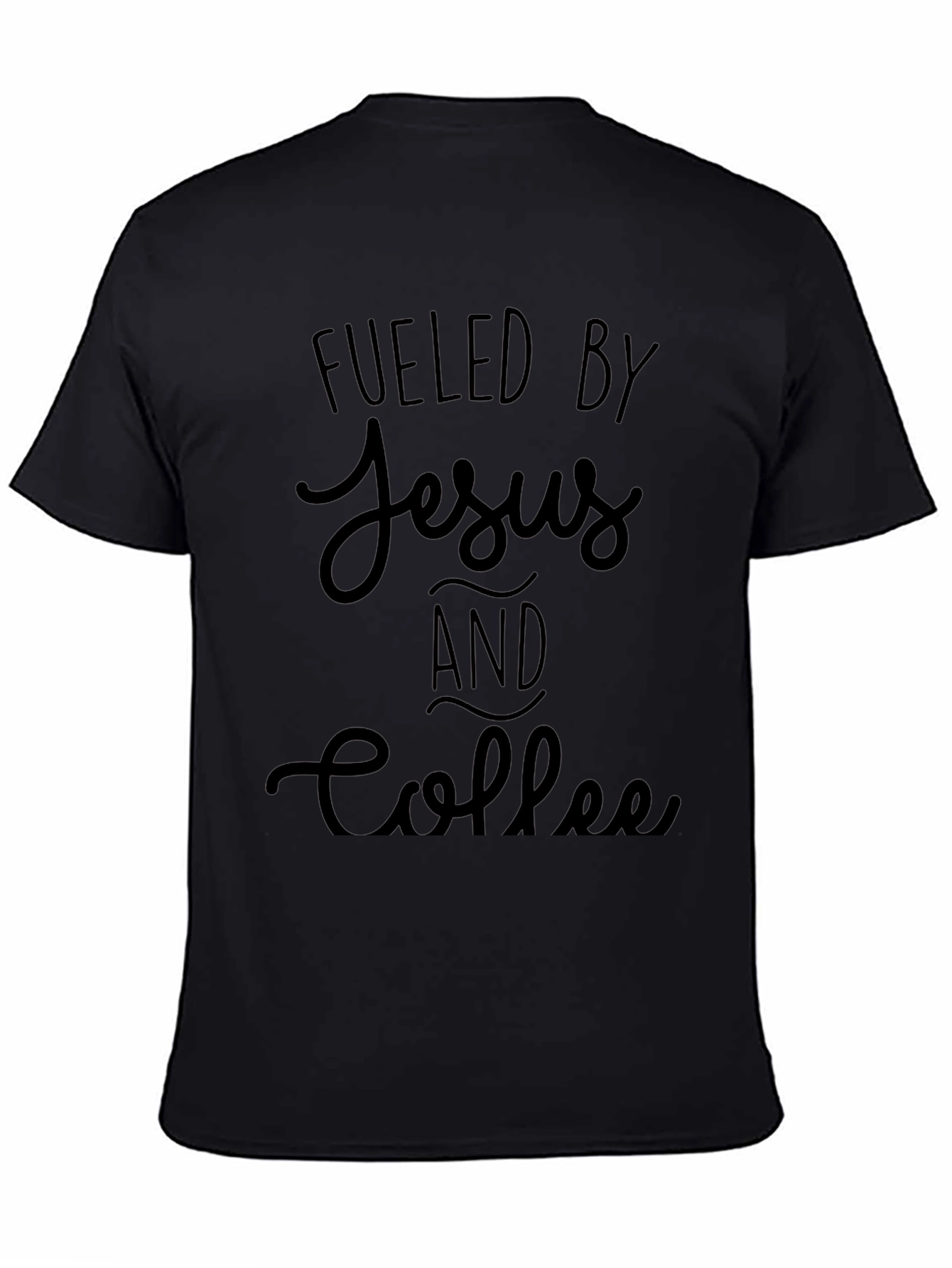 Fueled by Jesus and Coffee Graphic T-Shirt