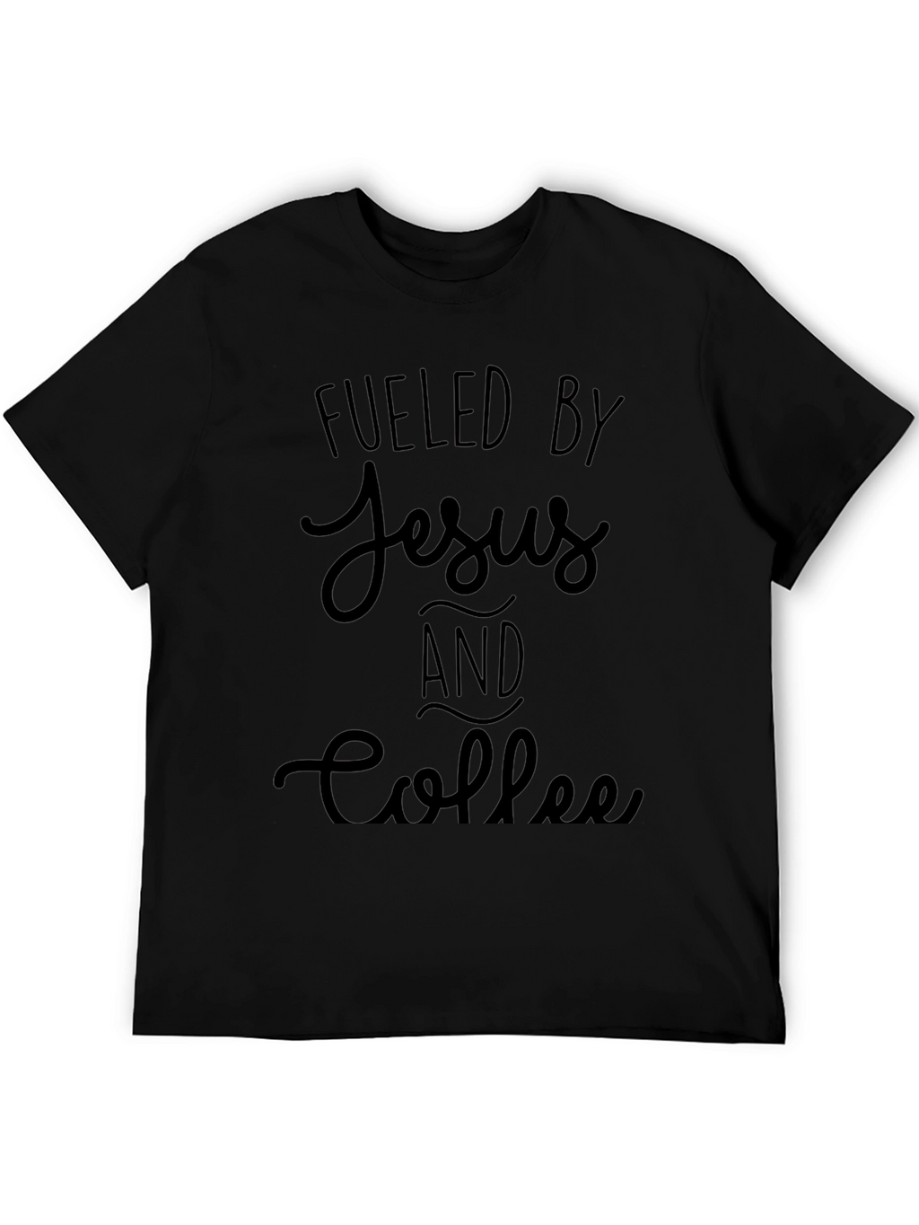 Fueled by Jesus and Coffee Graphic T-Shirt