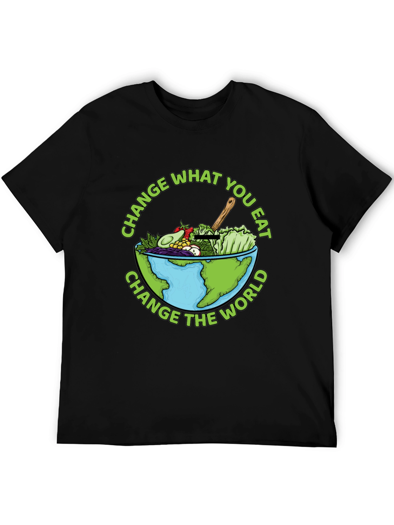 Eat Green Change the World Graphic Tee