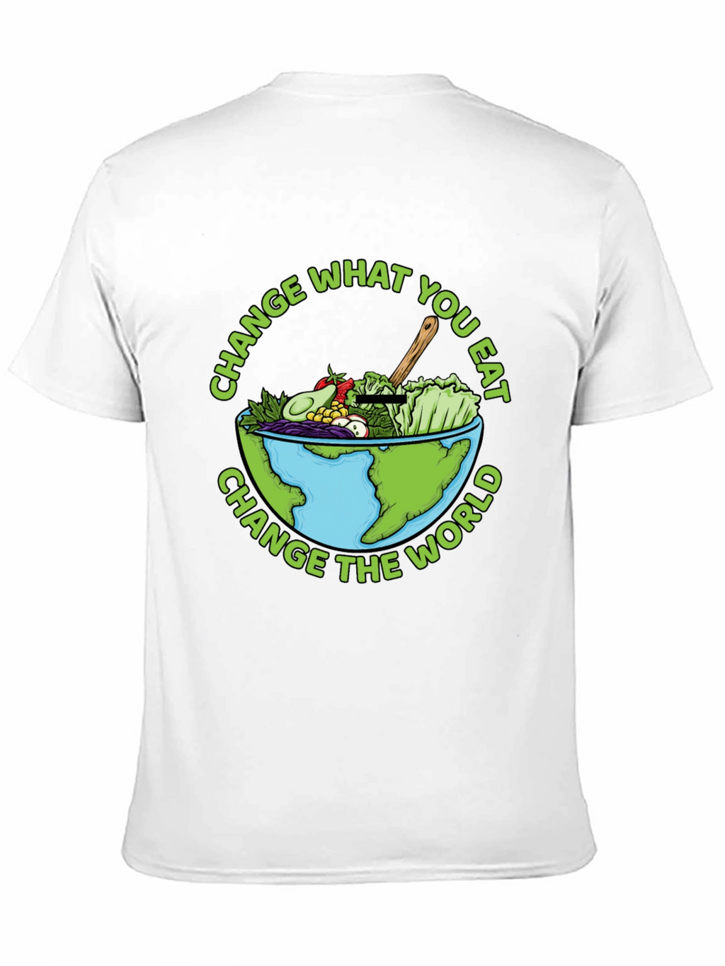 Eat Green Change the World Graphic Tee