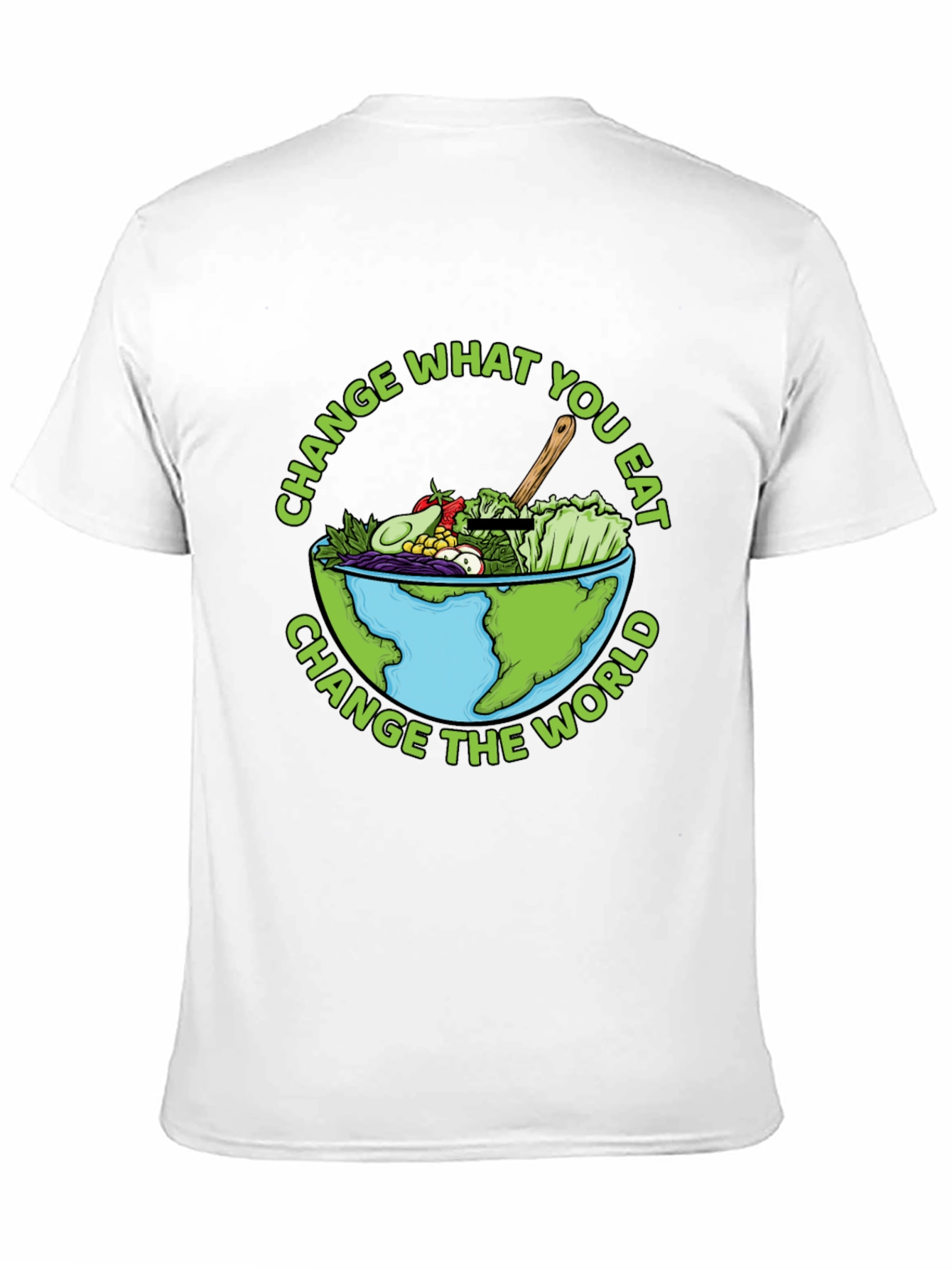 Eat Green Change the World Graphic Tee