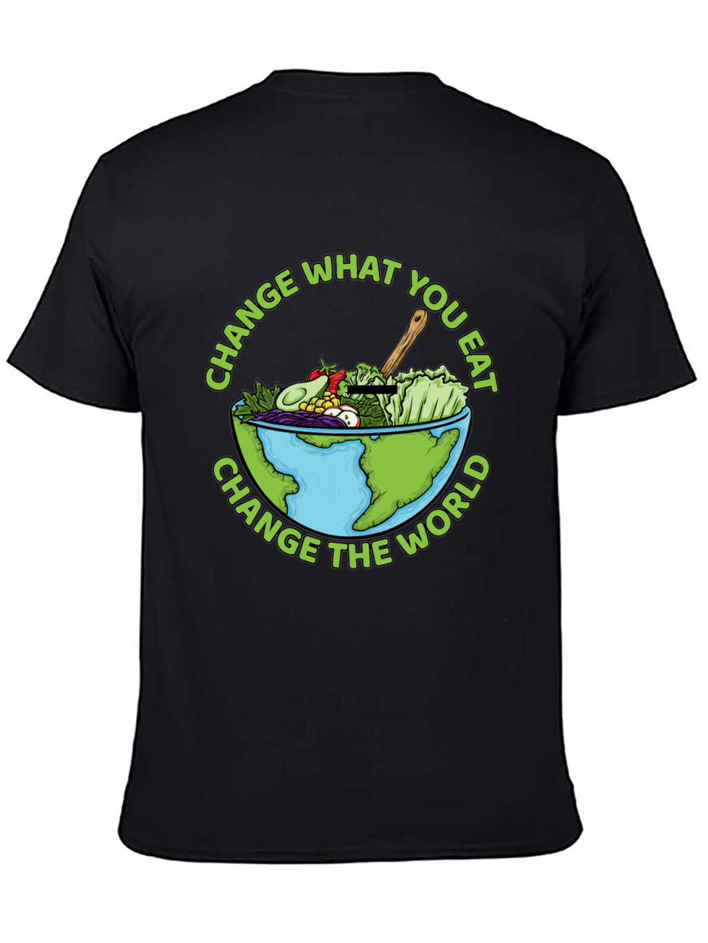 Eat Green Change the World Graphic Tee