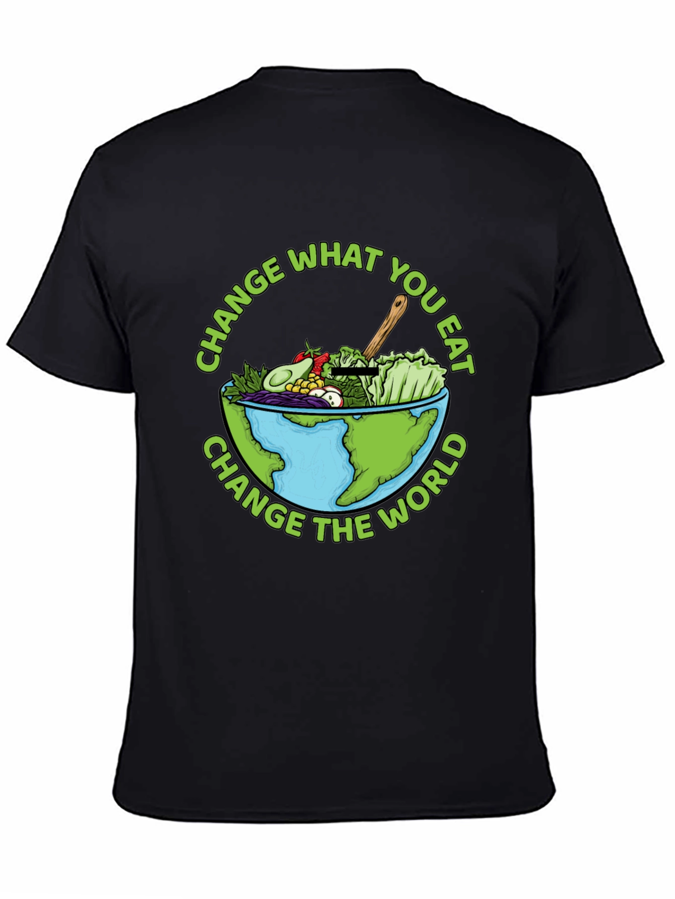 Eat Green Change the World Graphic Tee