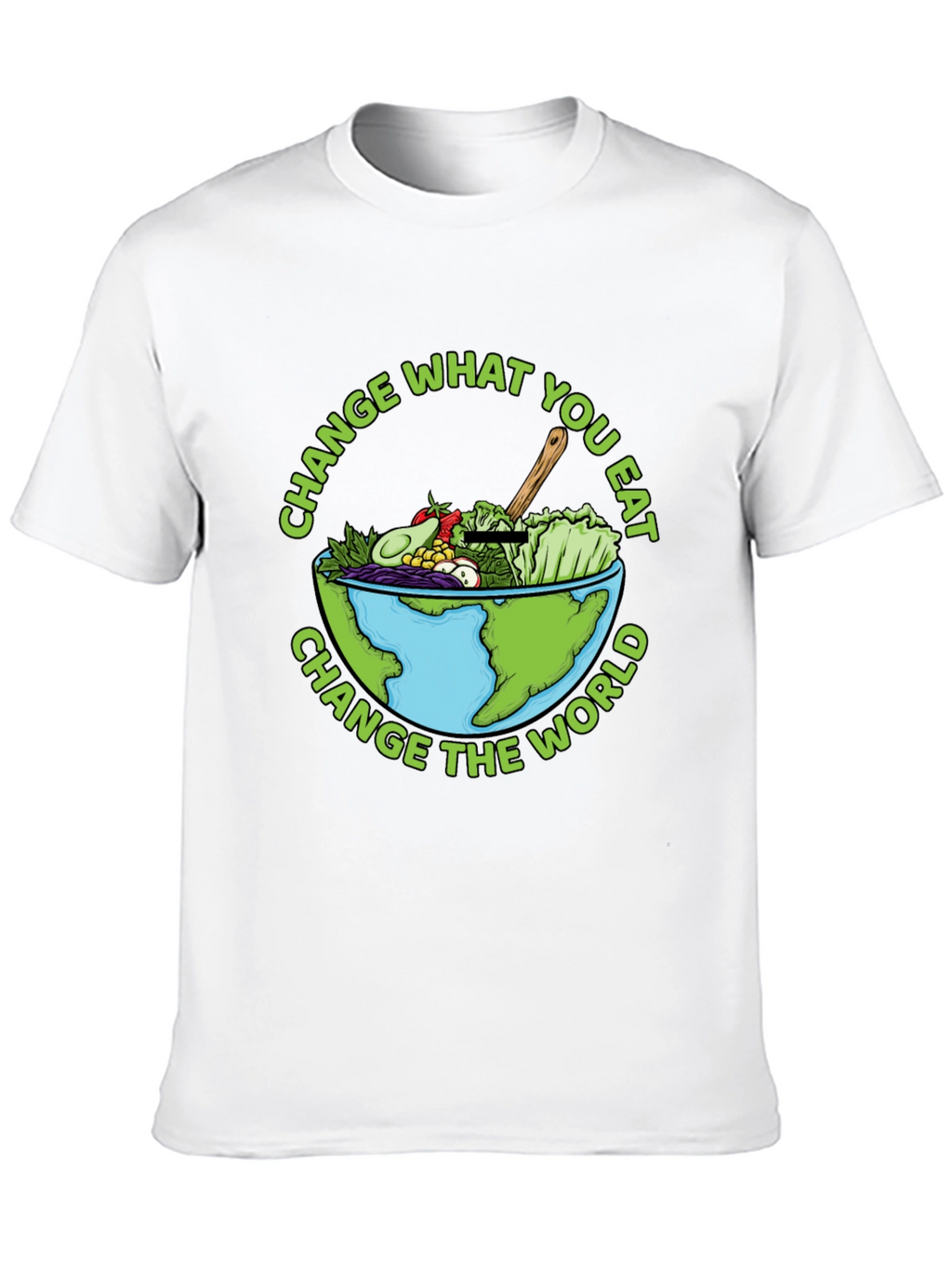 Eat Green Change the World Graphic Tee