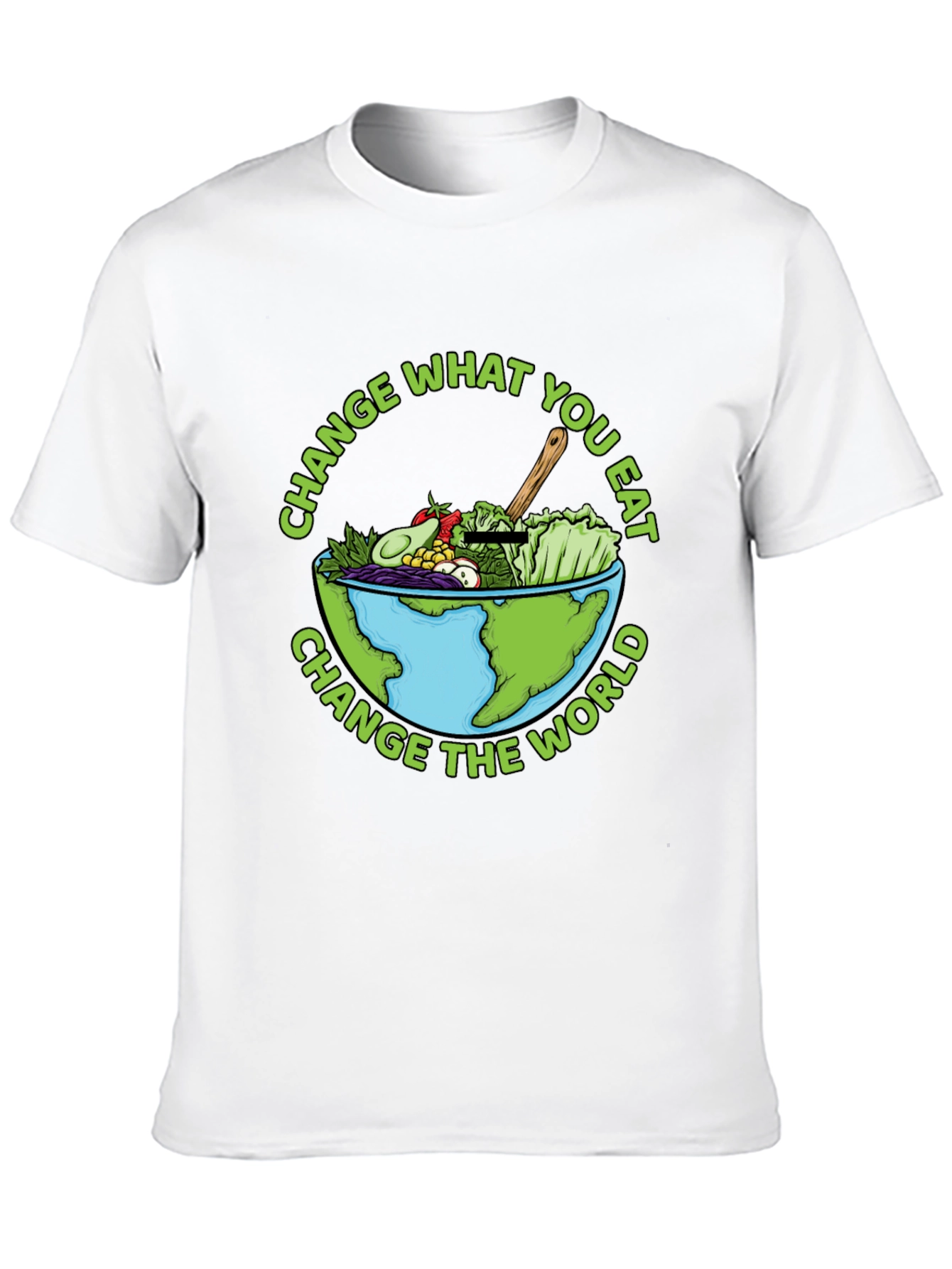 Eat Green Change the World Graphic Tee
