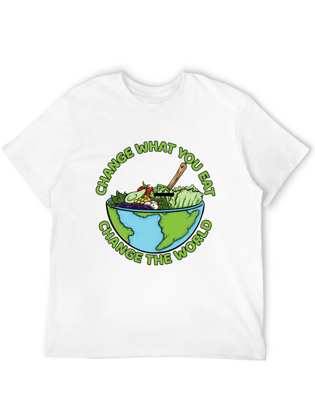 Eat Green Change the World Graphic Tee