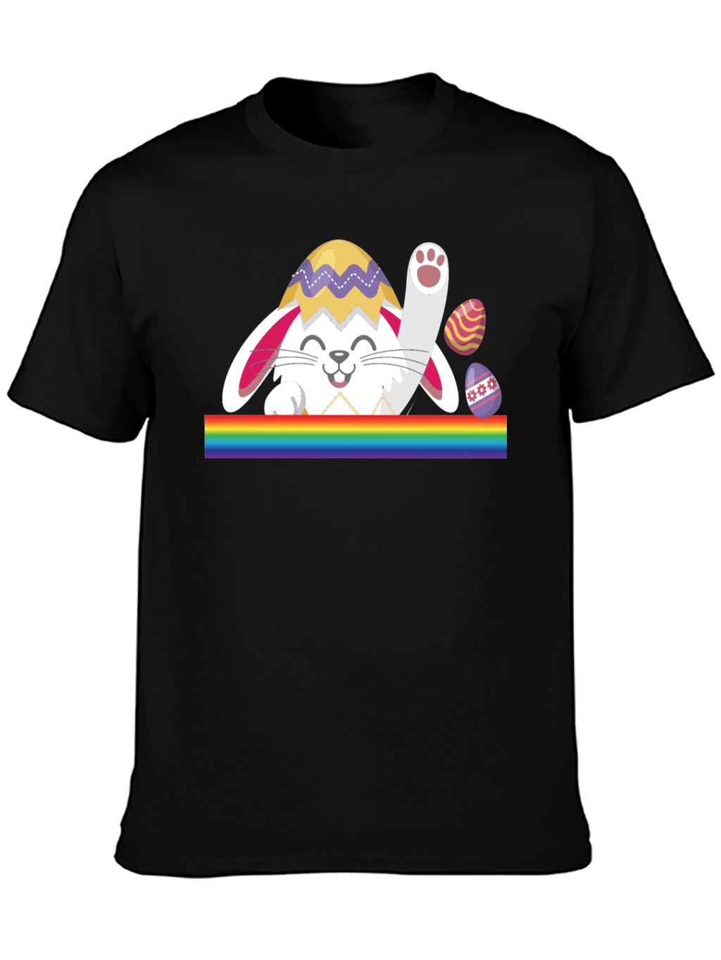 Easter Bunny Egg Rainbow T-Shirt