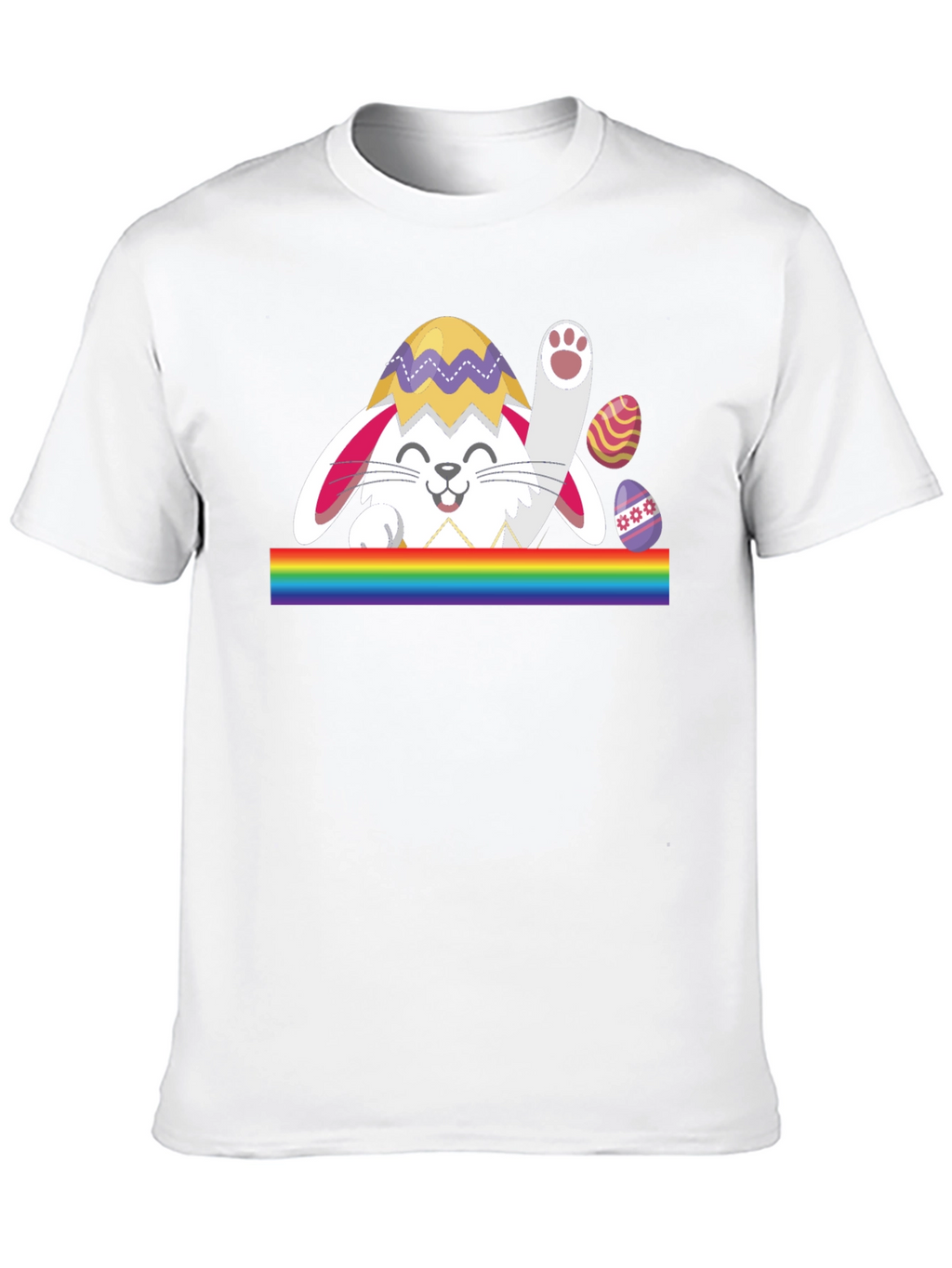 Easter Bunny Egg Rainbow T-Shirt