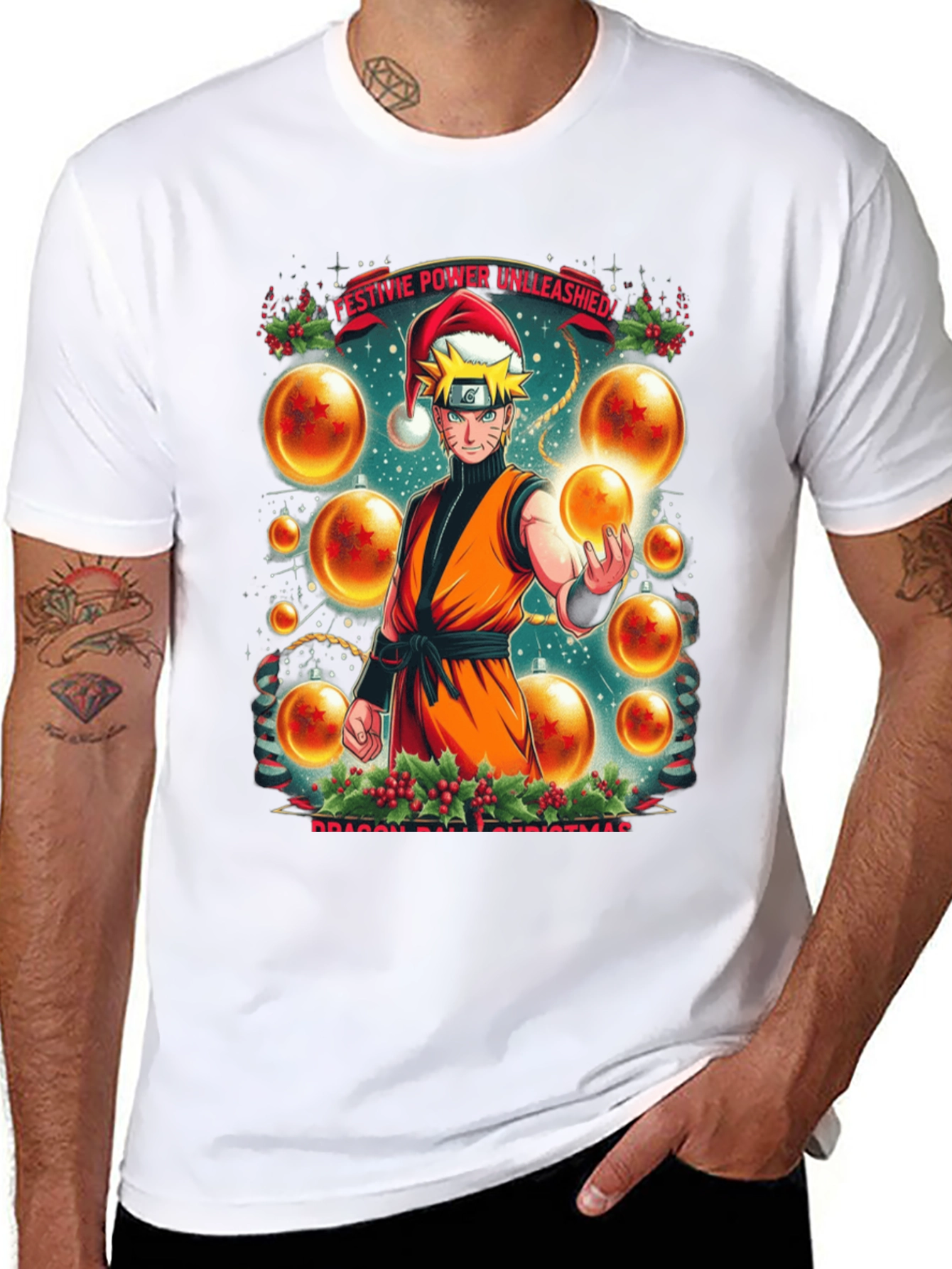 Anime Holiday Graphic Tee