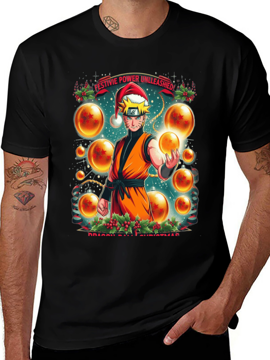 Anime Holiday Graphic Tee