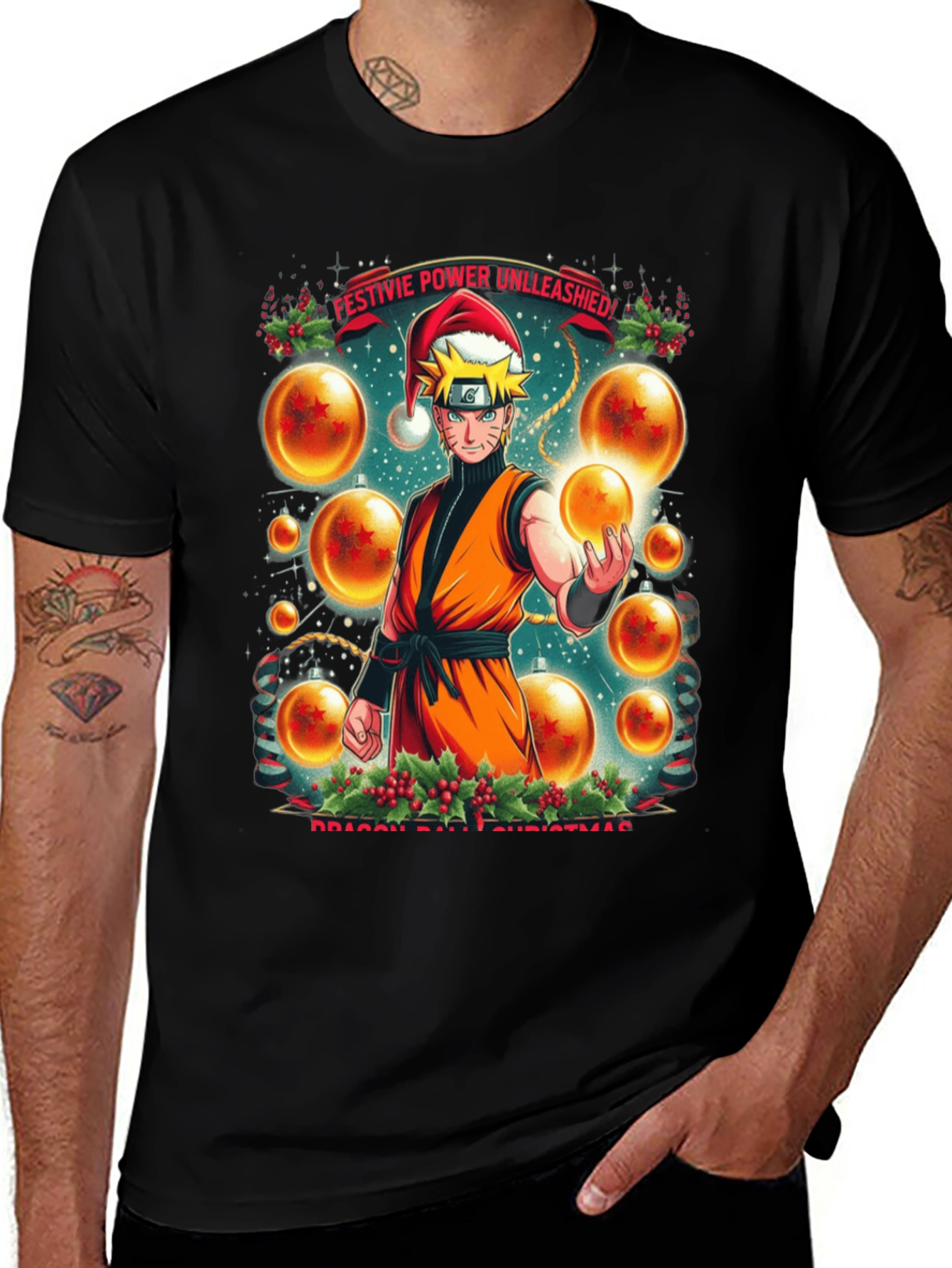 Anime Holiday Graphic Tee