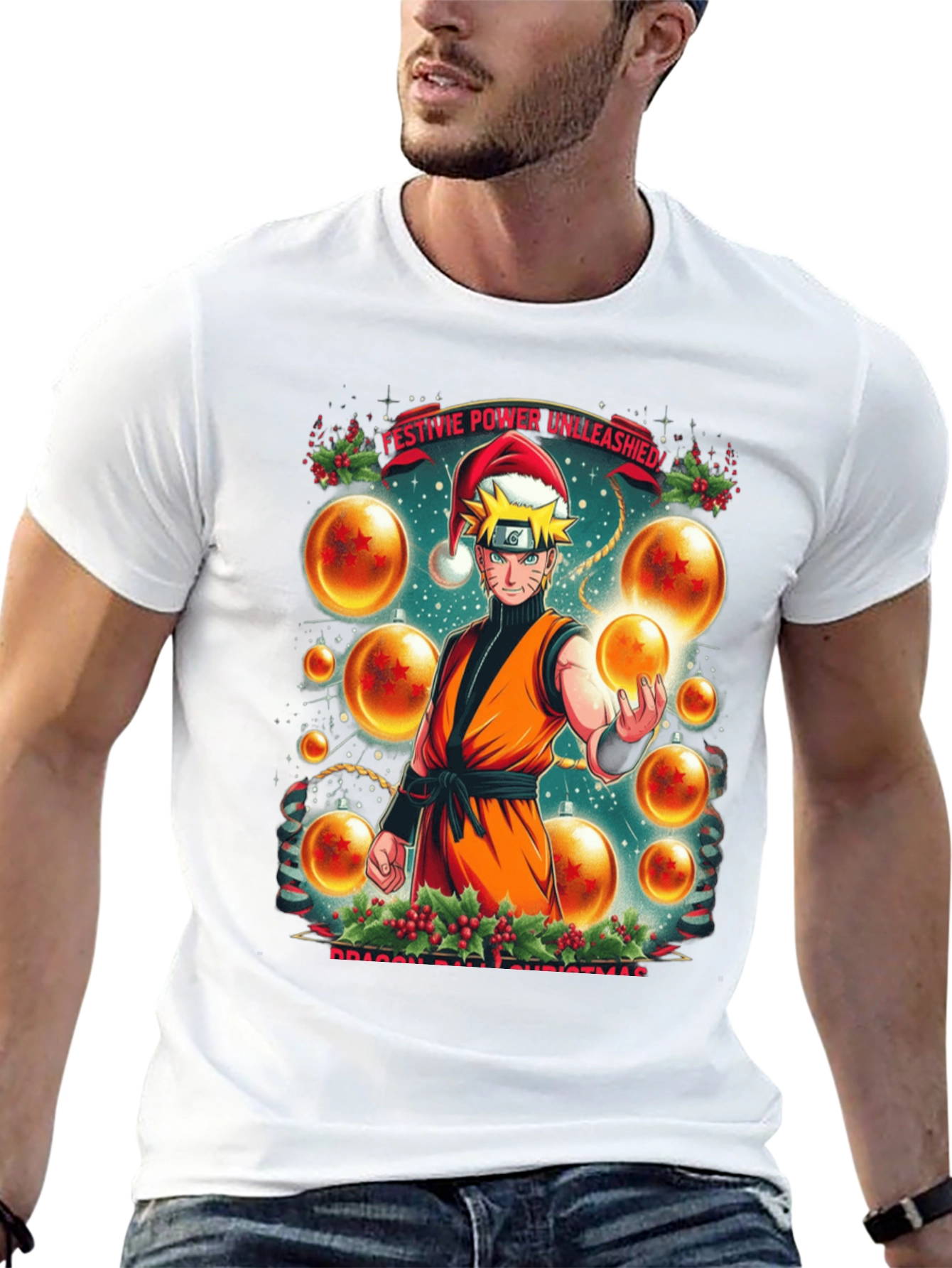 Anime Holiday Graphic Tee