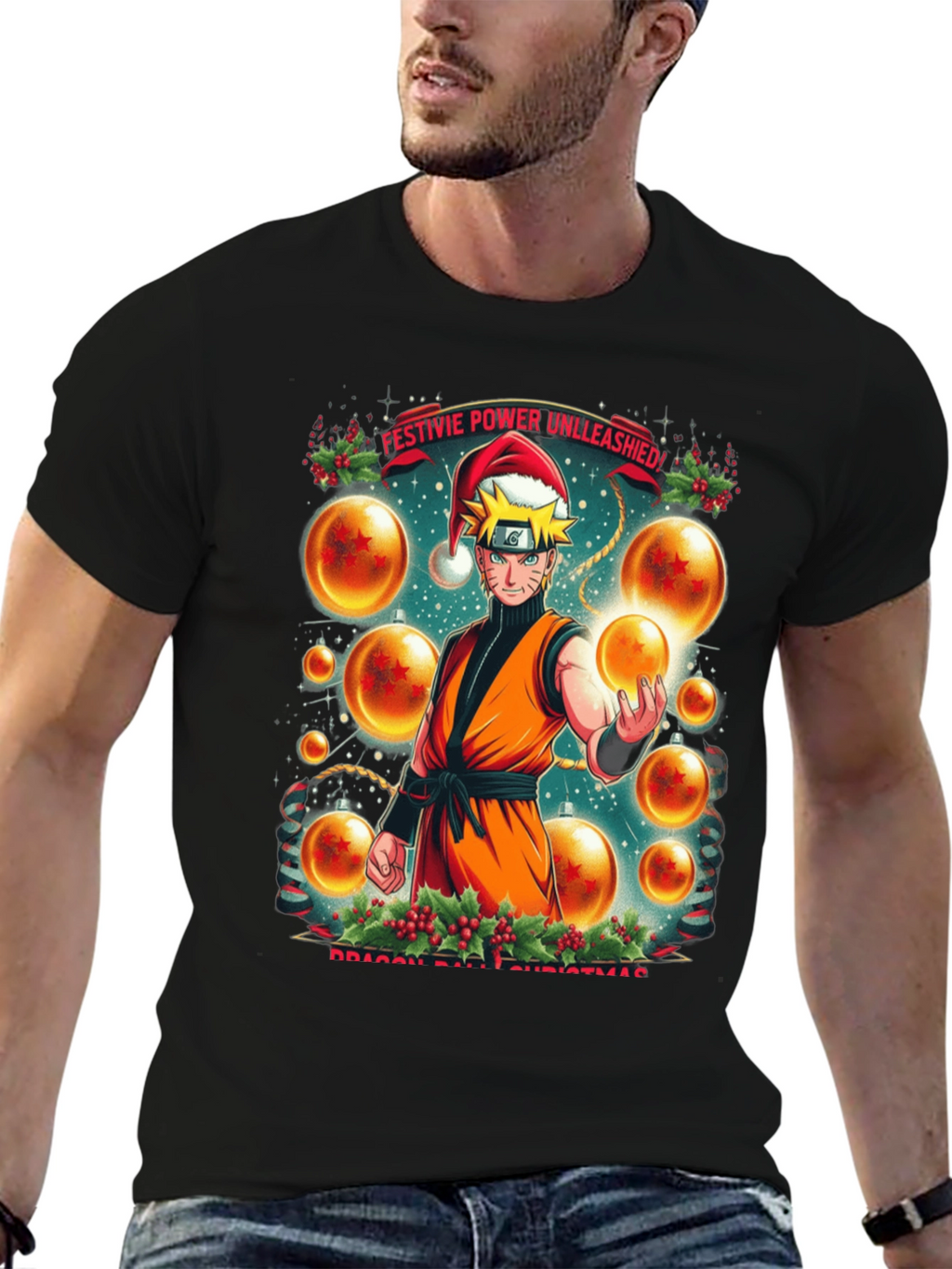 Anime Holiday Graphic Tee