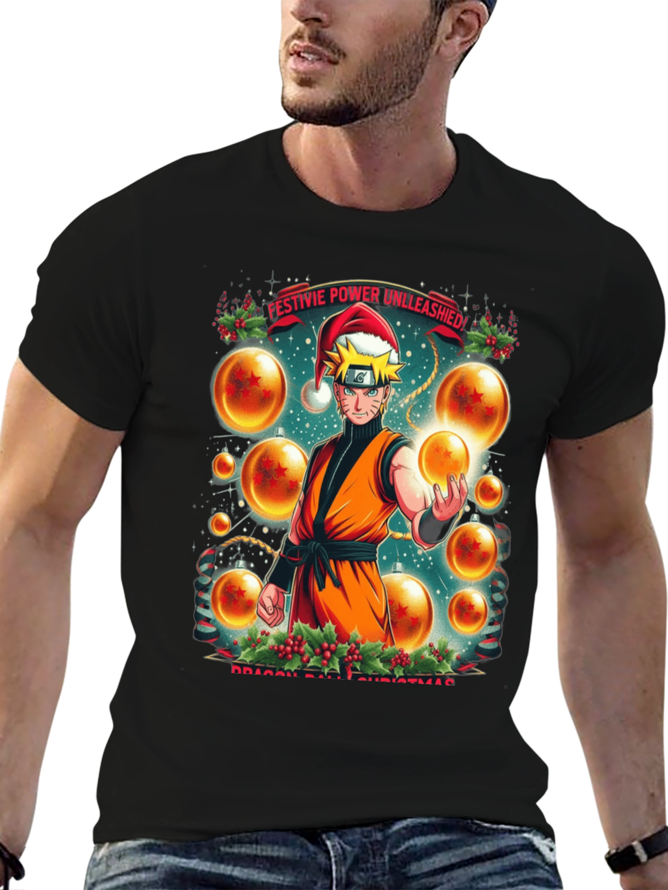 Anime Holiday Graphic Tee