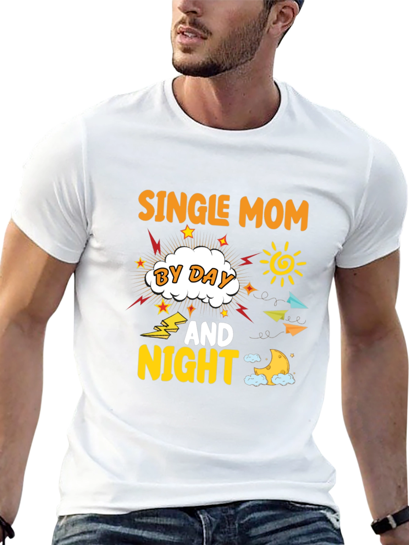 Single Mom By Day And Night T-Shirt