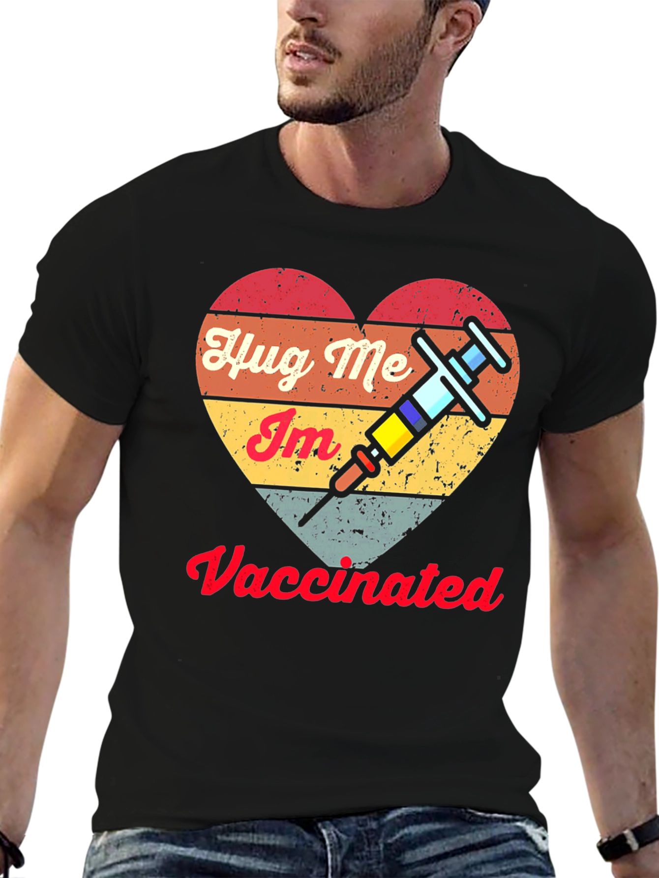 Hug Me Im Vaccinated Tee