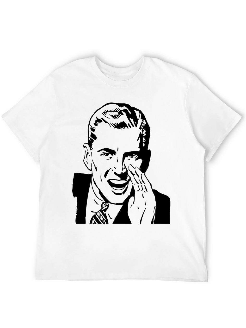 Retro Man Graphic Tee - Black