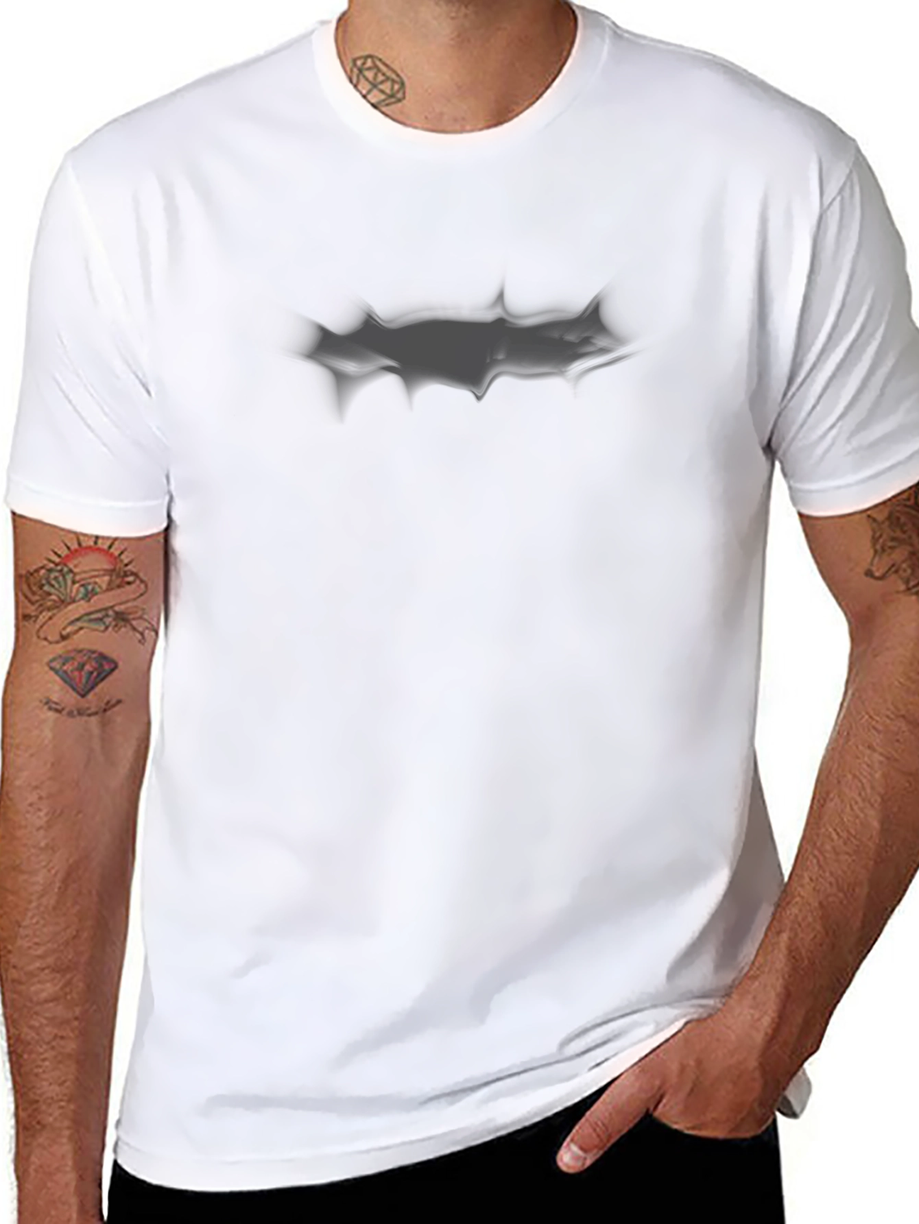 Batman Logo Black T-Shirt - Classic Design
